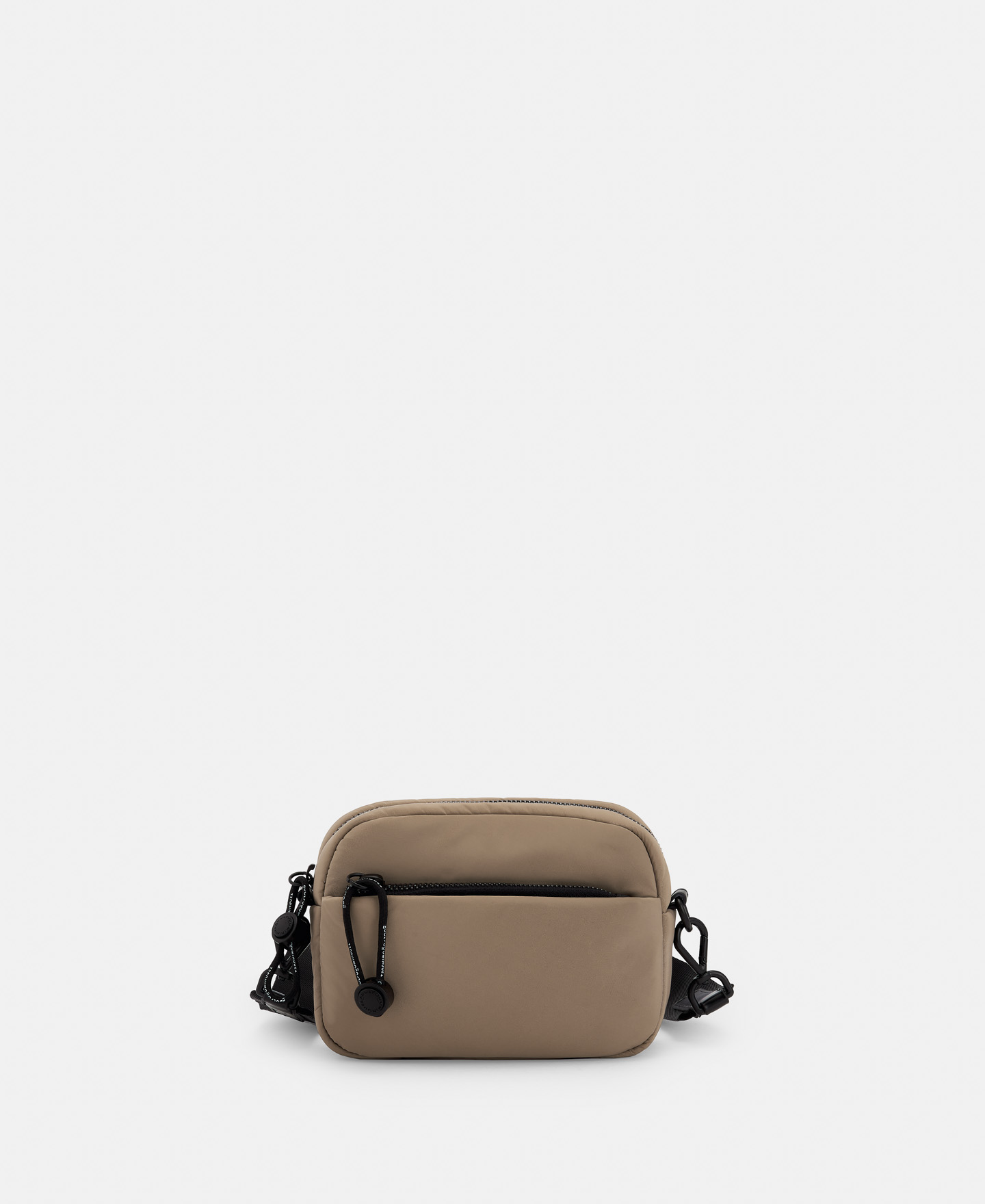 Square shoulder strap in quilted fabric image number 0