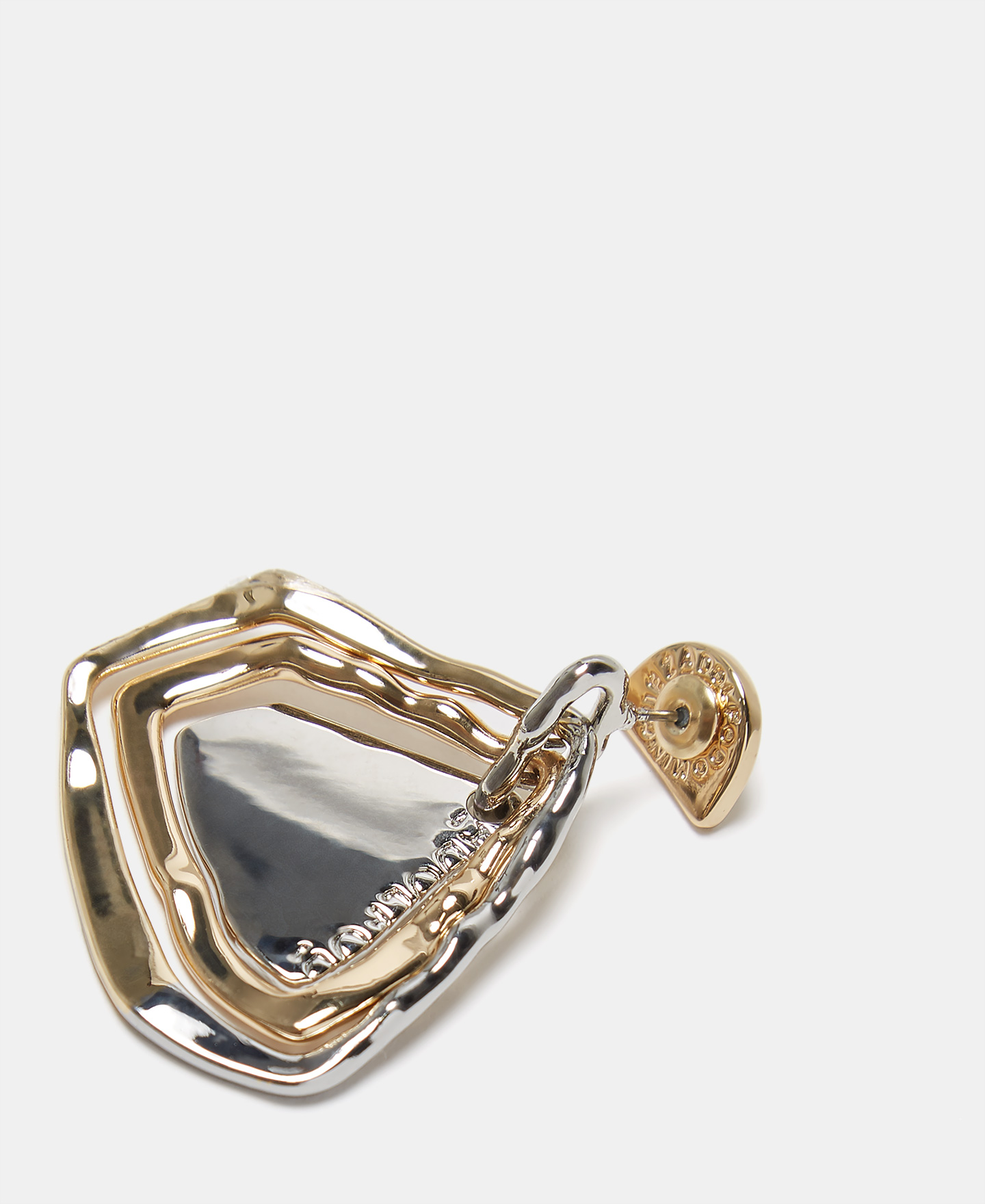 Multi-piece metal earrings image number 1