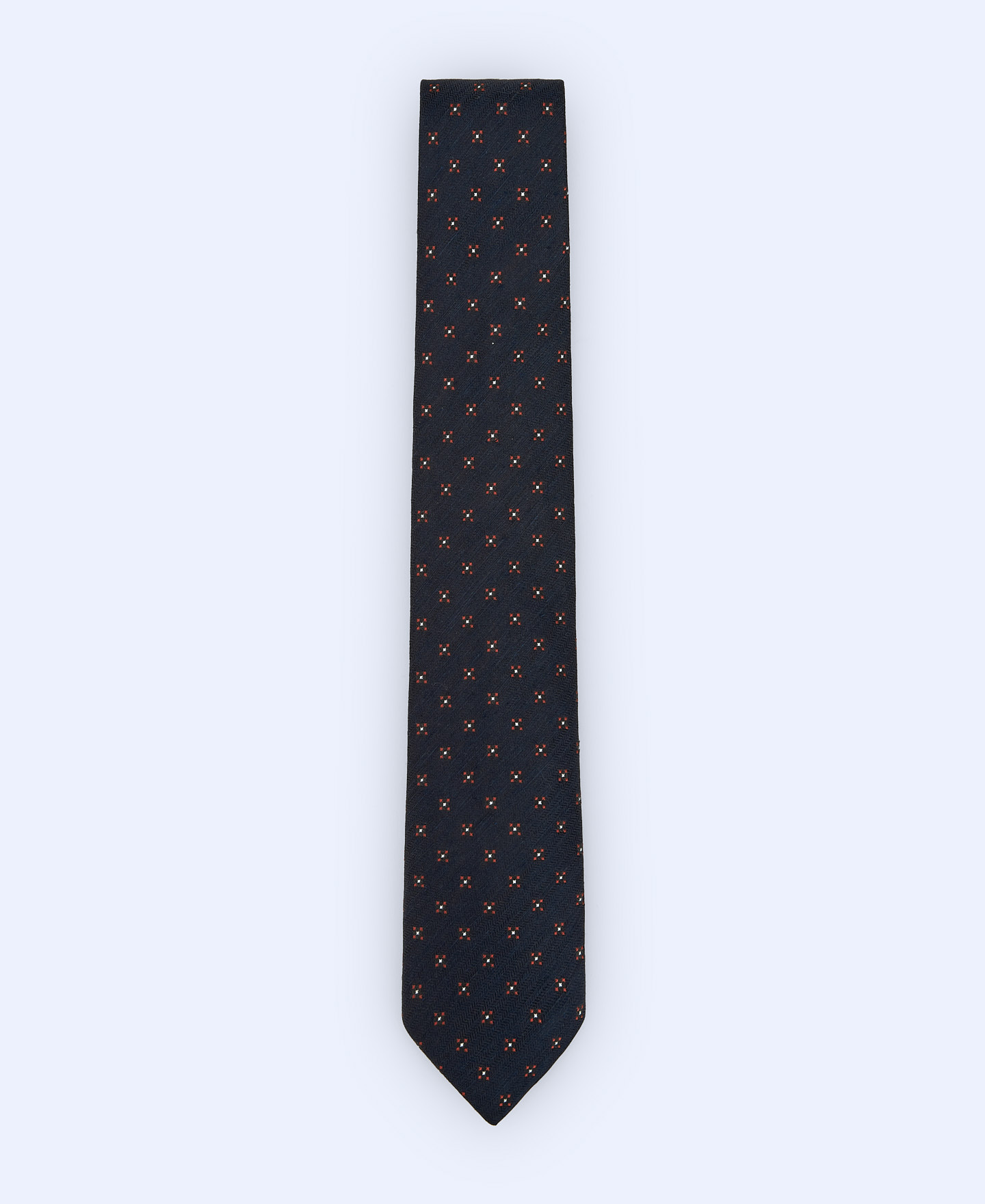Corbata en lino y seda image number 0