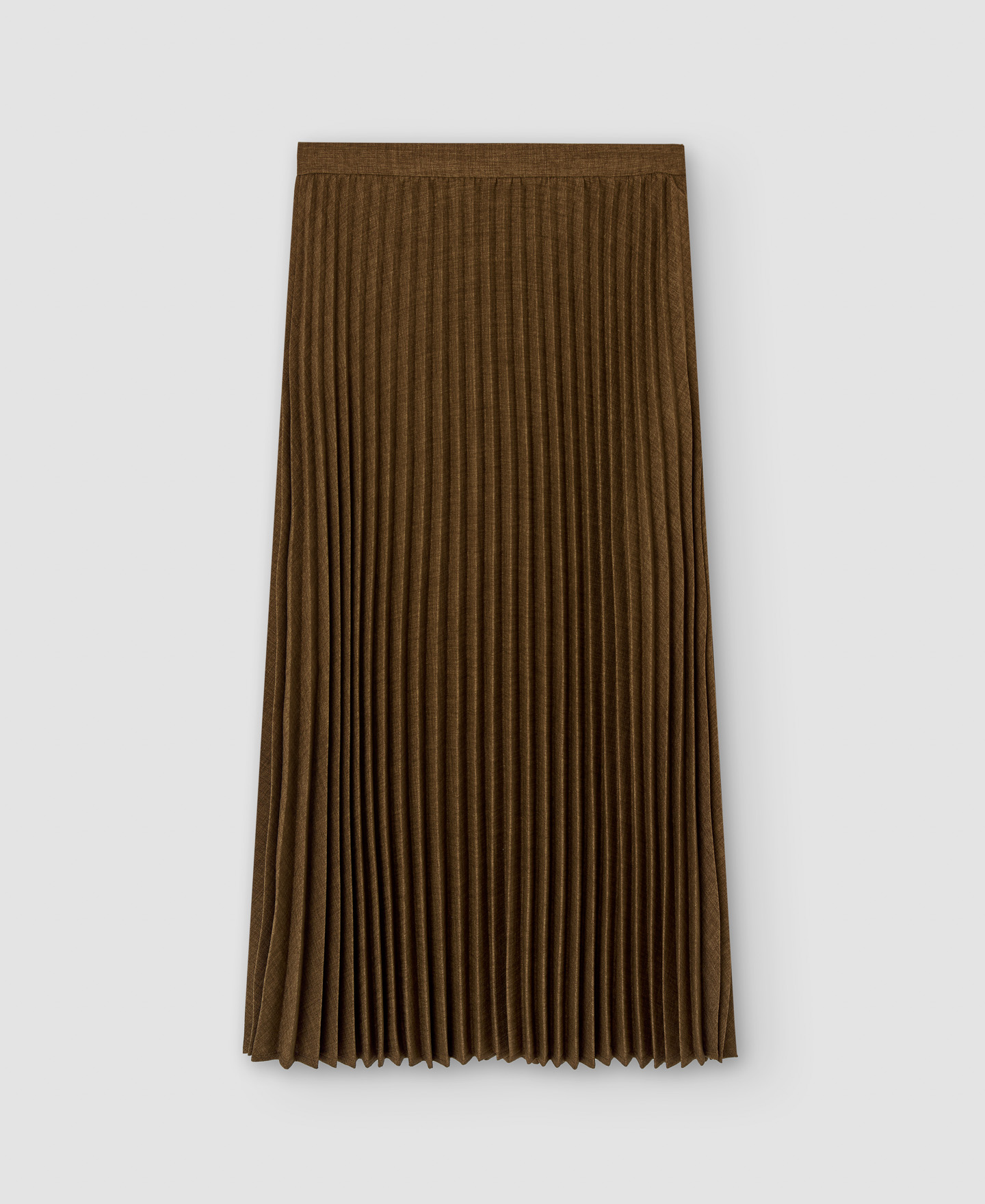 Pleated midi skirt image number 4