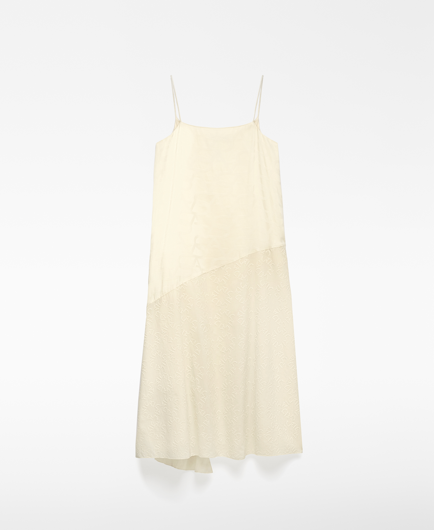 Asymmetrical combined dress woman image number 7