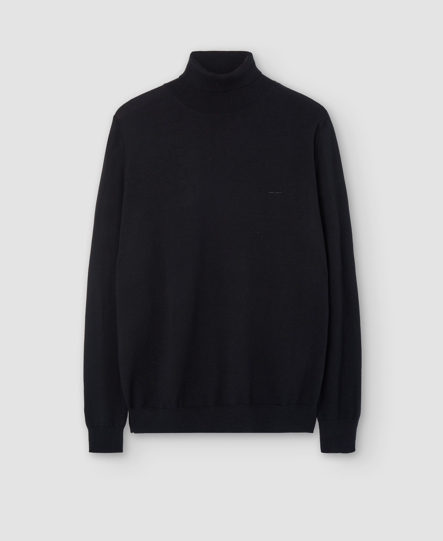 Jersey cuello alto en lana merino image number 4