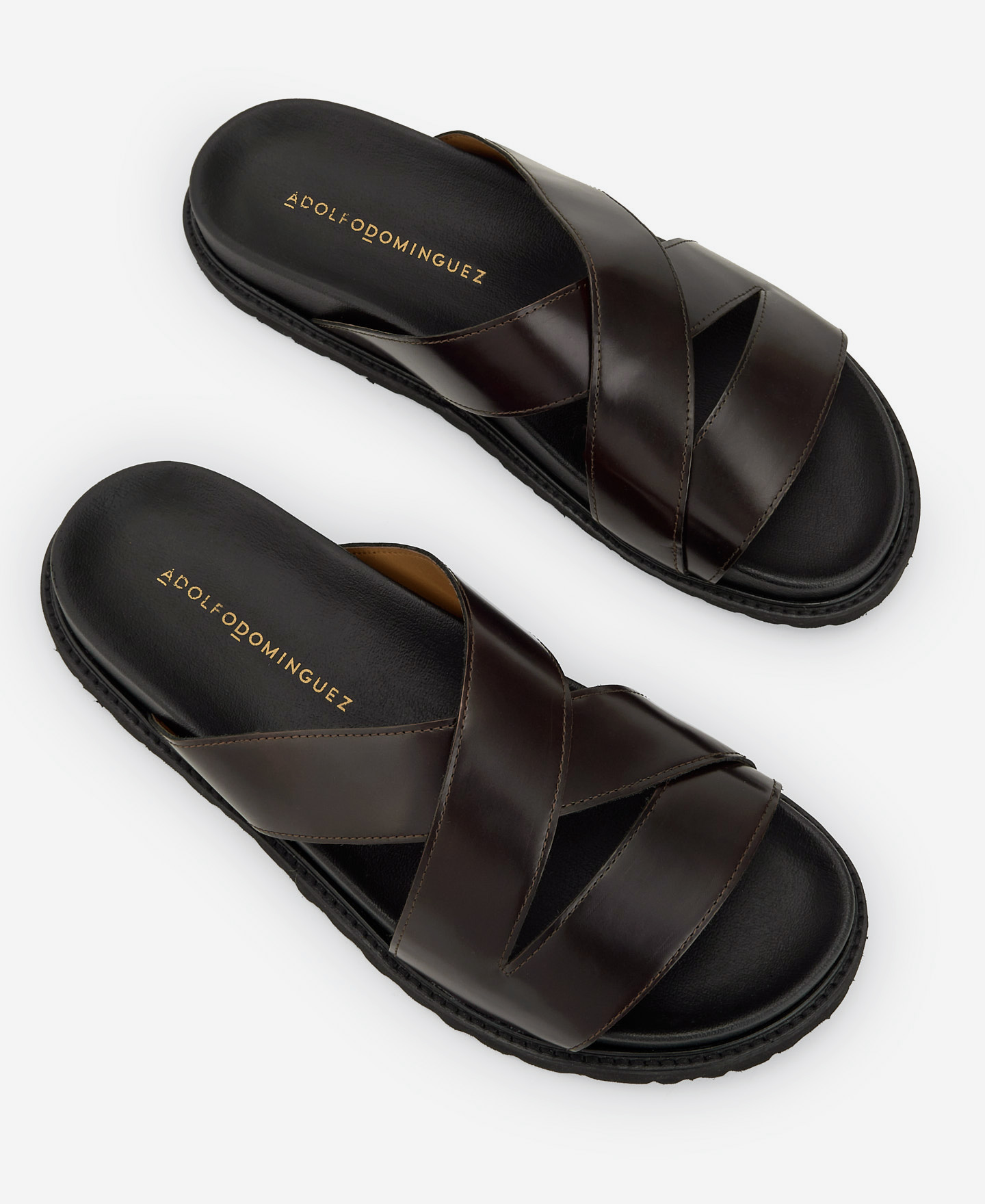 Braided leather sandal image number 1