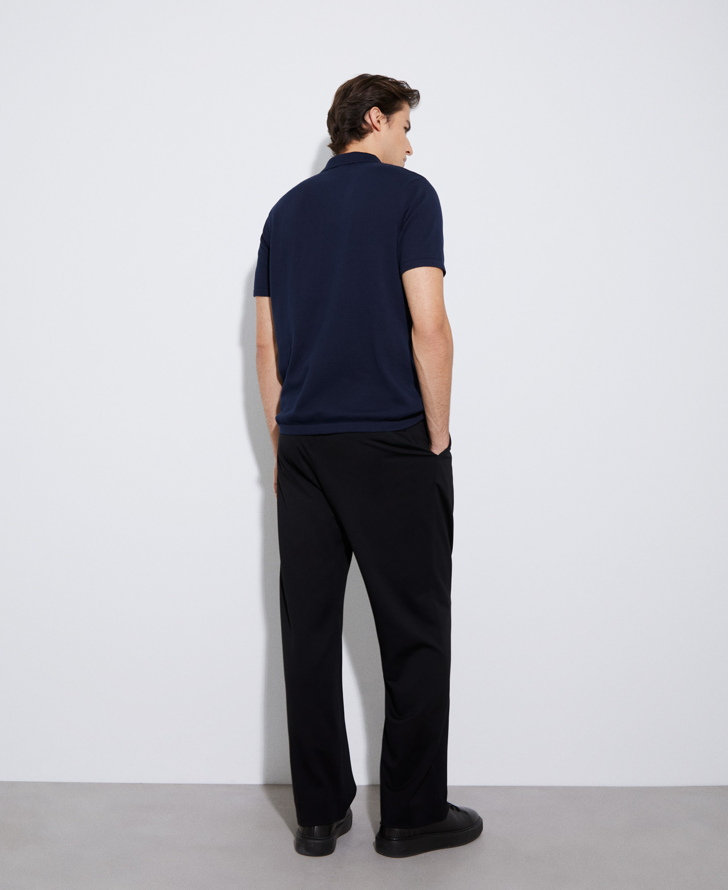 Two button polo shirt in cotton image number 2