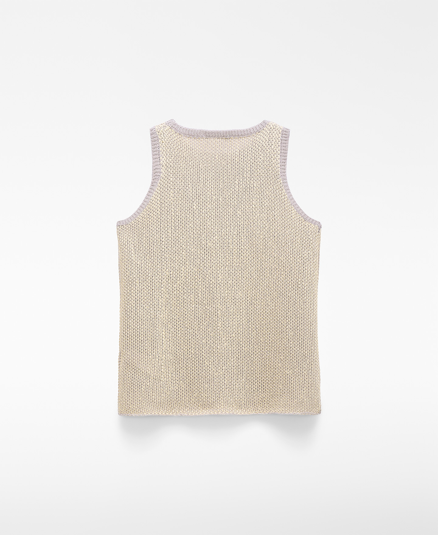 Top punto jacquard flecos image number 5