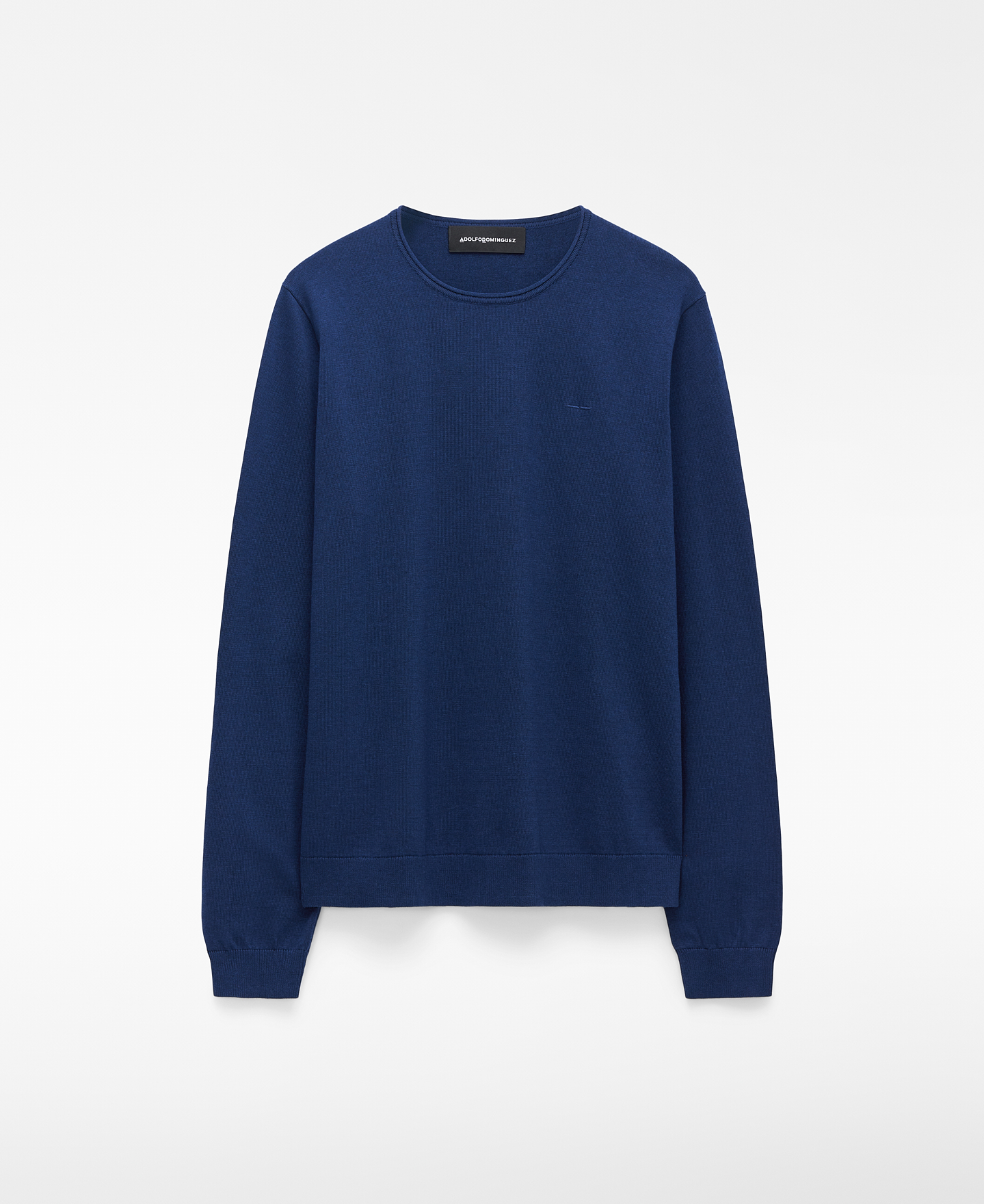 Pull &agrave; col roul&eacute; en coton biologique image number 4