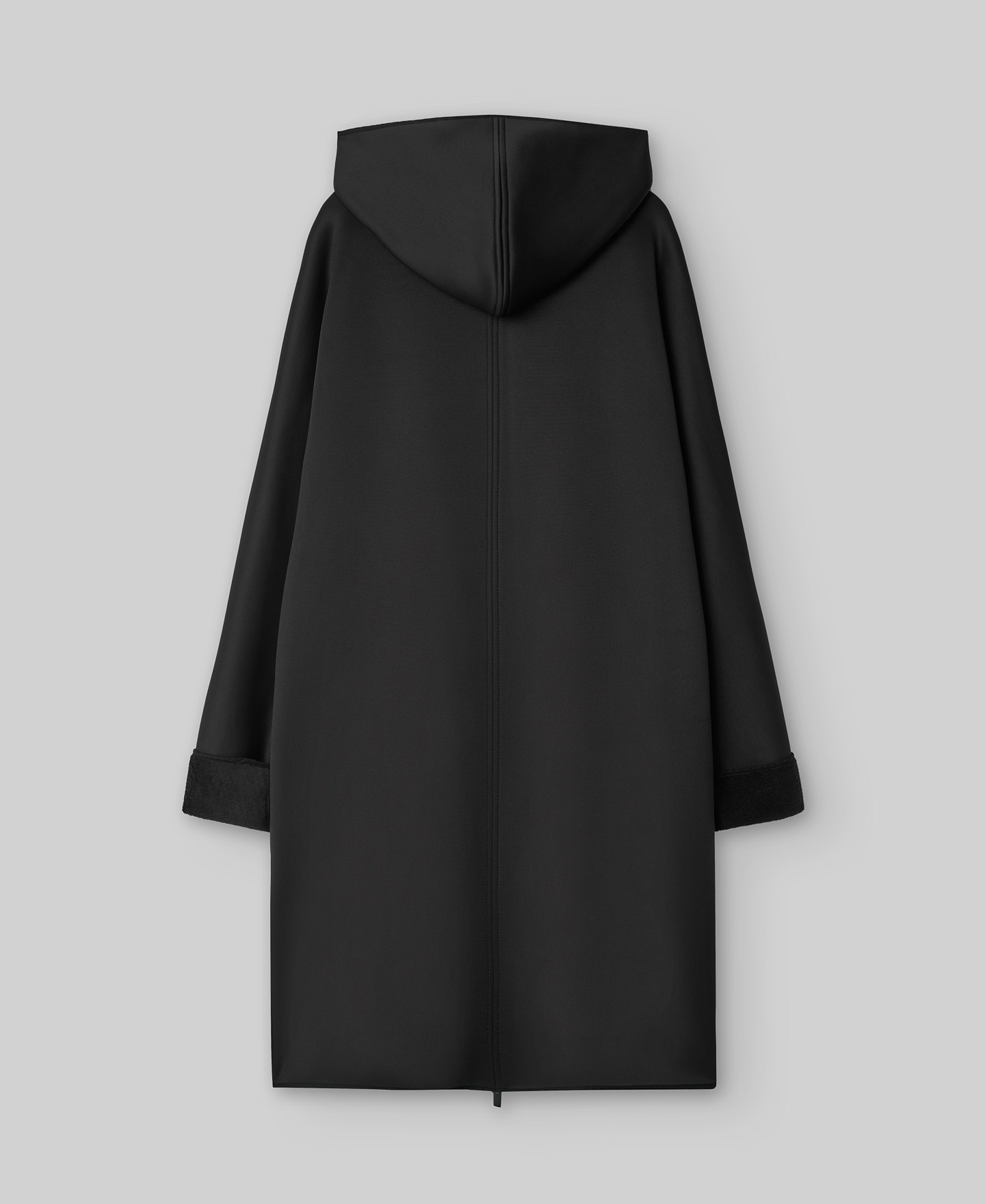 Abrigo con capucha nailon mujer image number 5