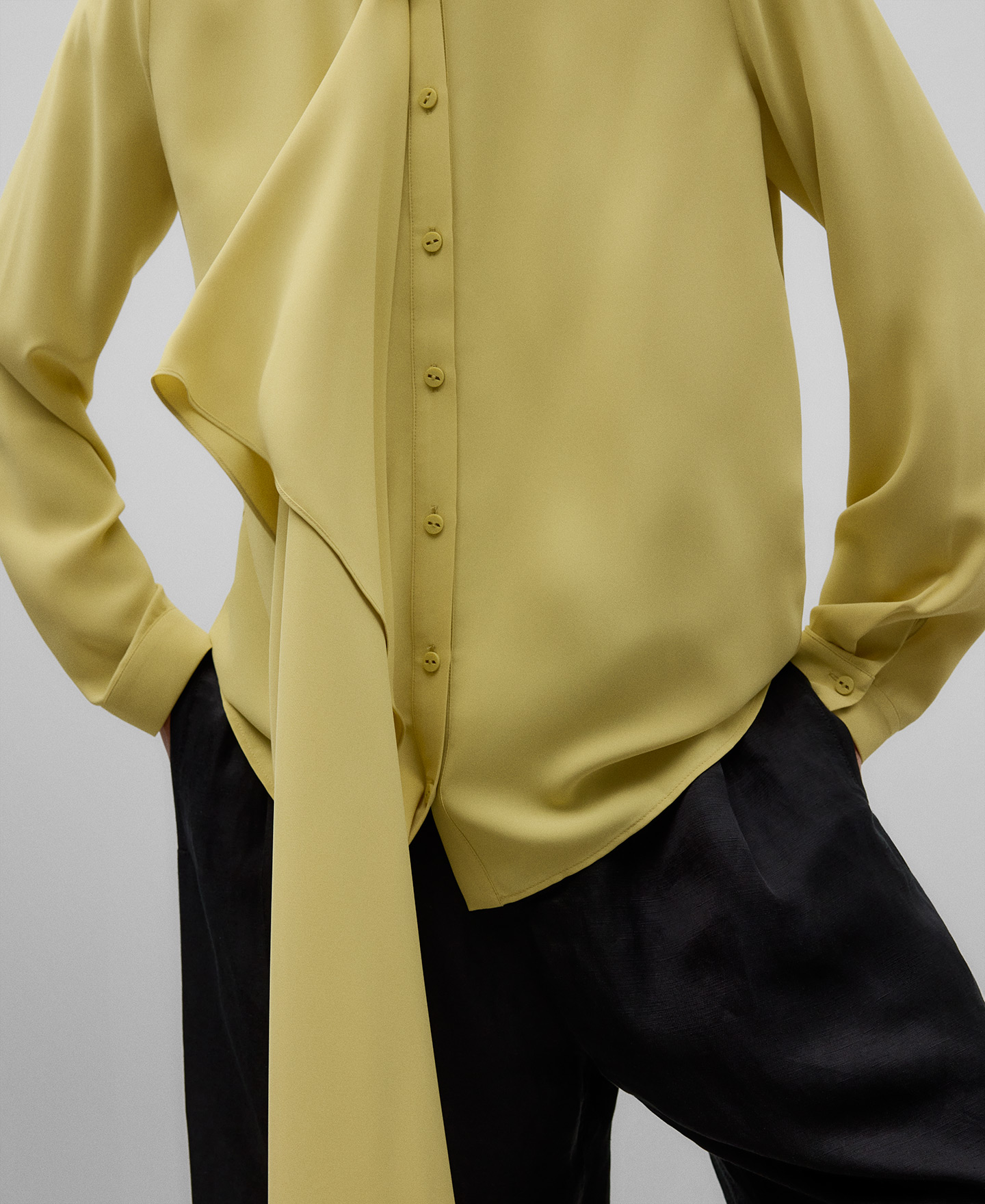 Recycled polyester blouse woman image number 3