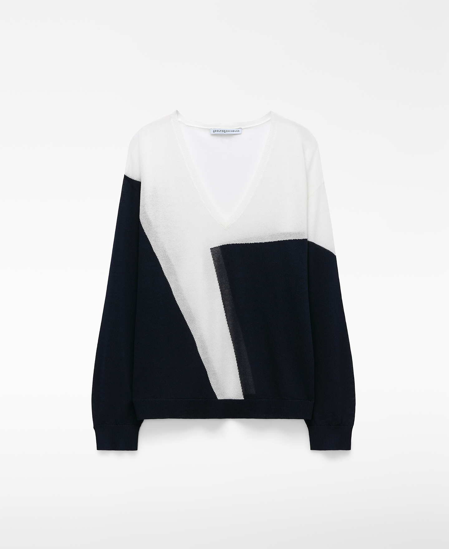 Jersey fino estampado geom&eacute;trico image number 4