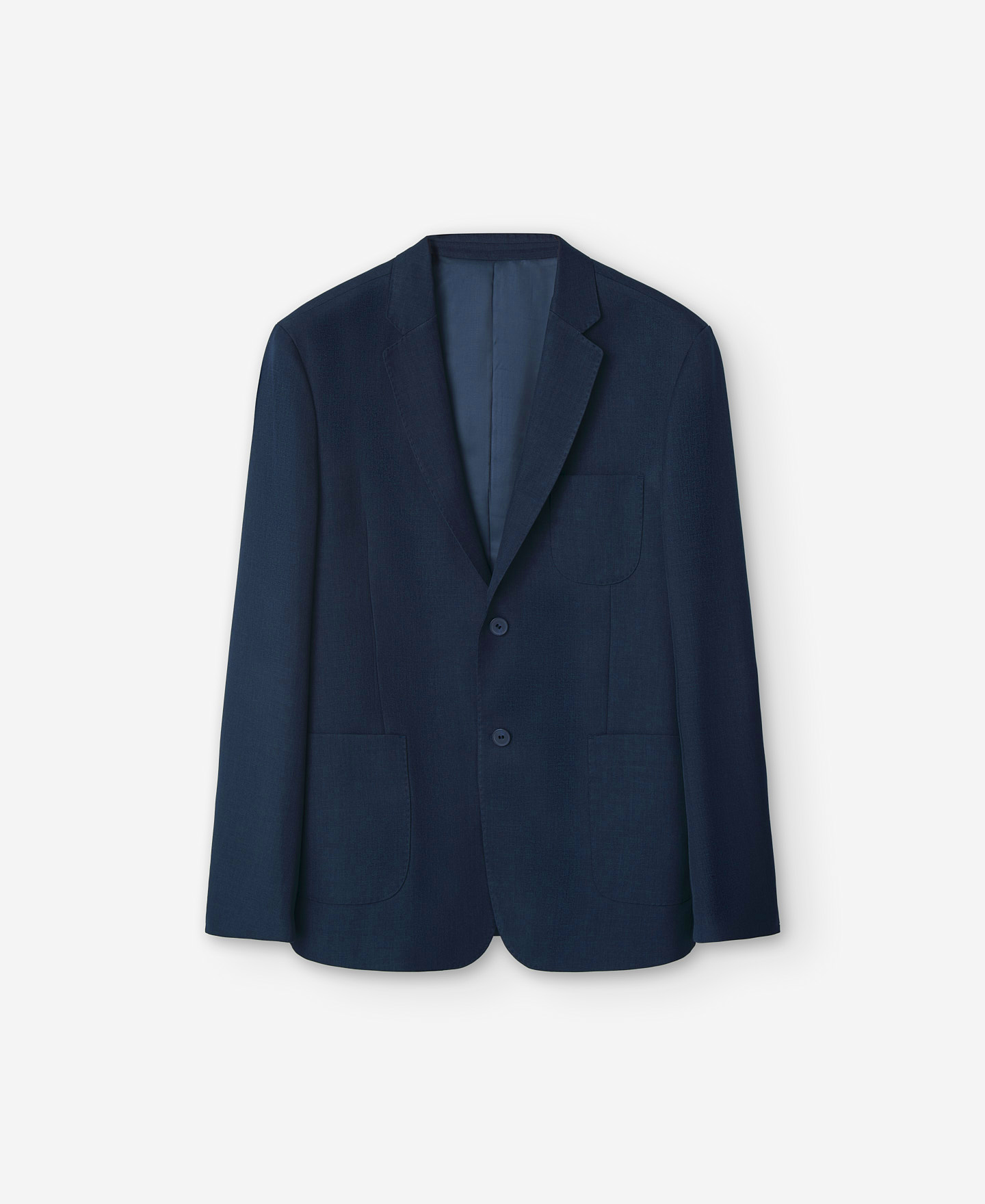 Blazer dos botones azul hombre image number 6