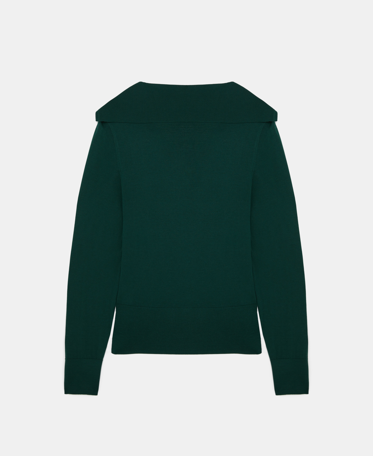 Polo neck sweater in merino wool image number 5