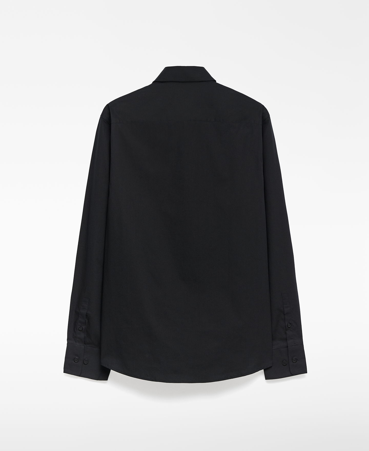 Slim fit spread collar shirt man image number 5