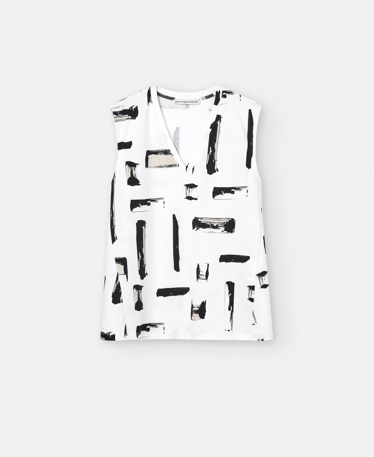 Mercerised cotton printed T-shirt image number 4