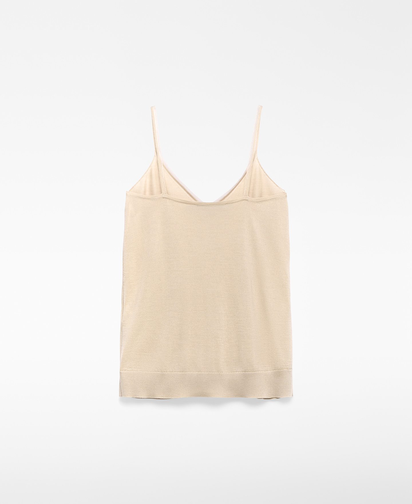 Top semi-transparent en maille pour femme image number 7