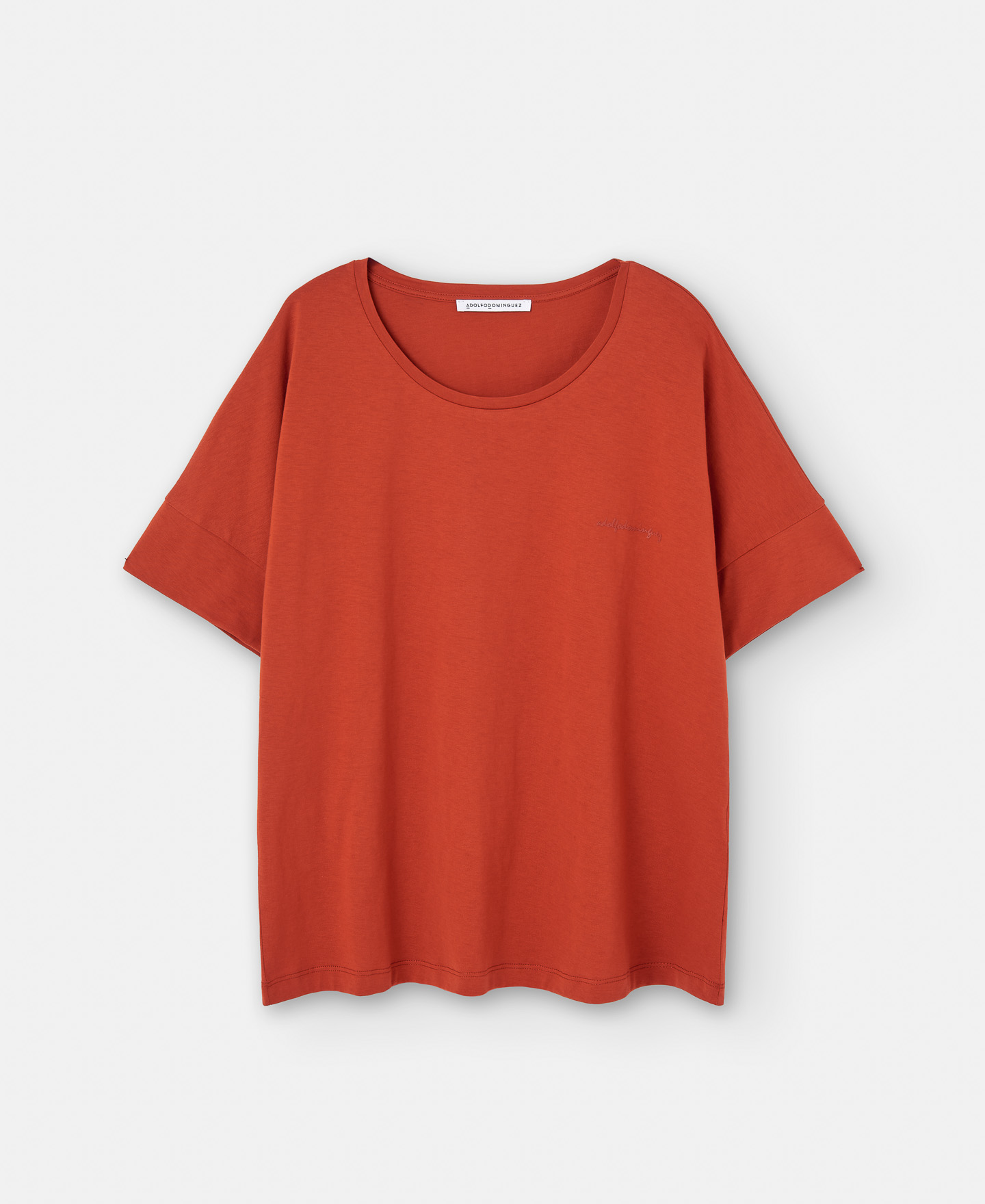 Crew neckline cotton T-shirt image number 0