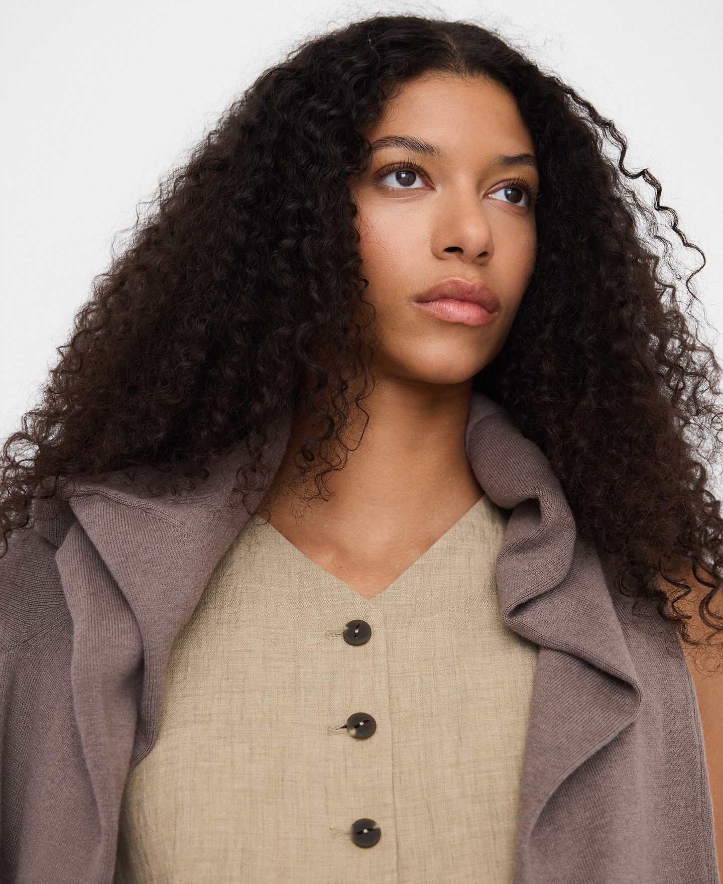 Chaleco sastre lino europeo image number 3