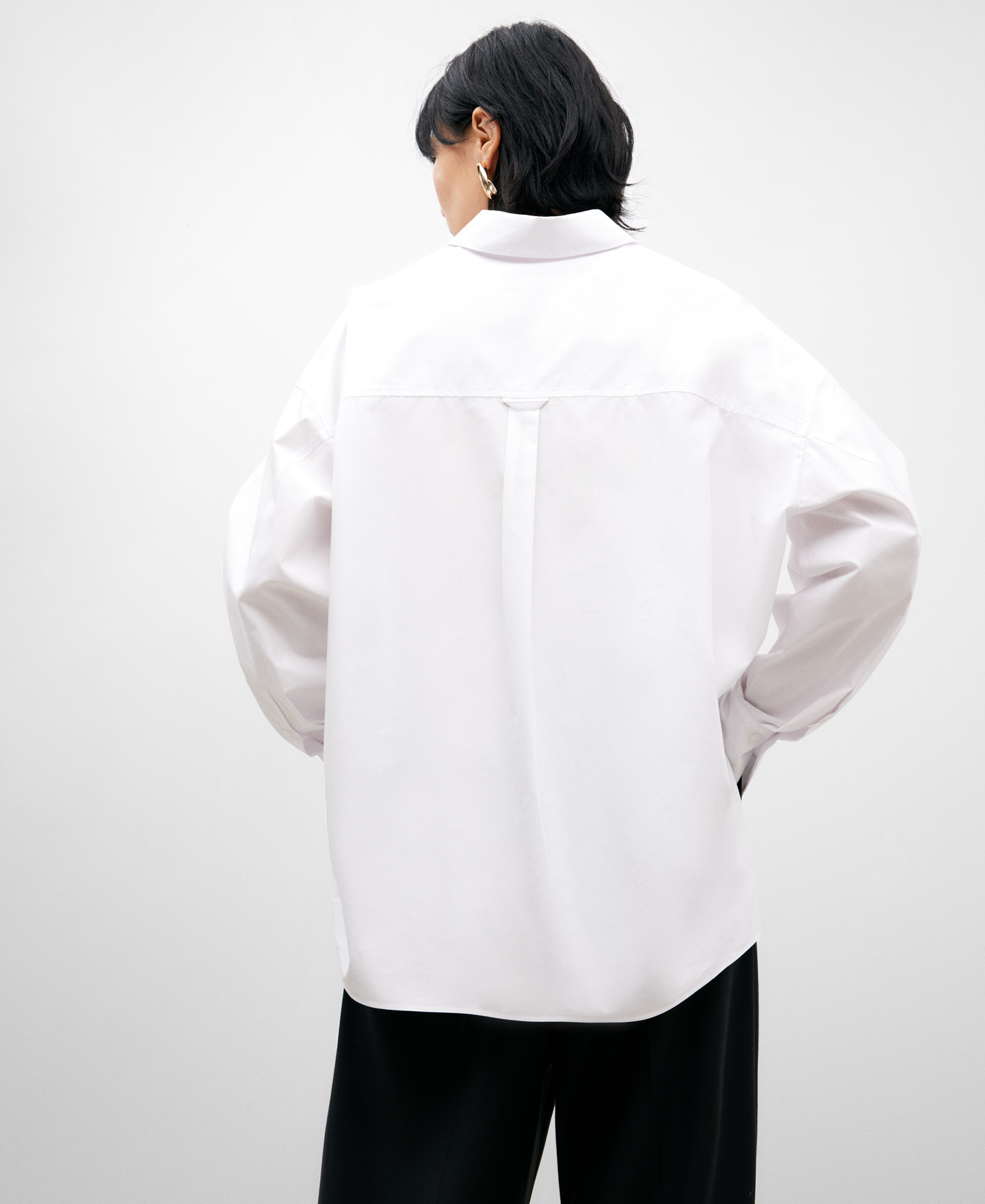 Chemise oversize en coton image number 2