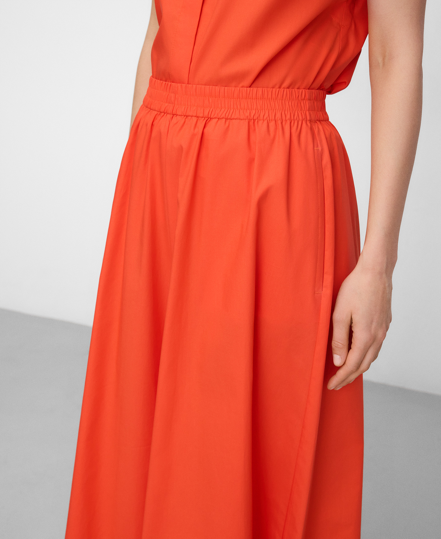 Wide-leg culotte trousers image number 3