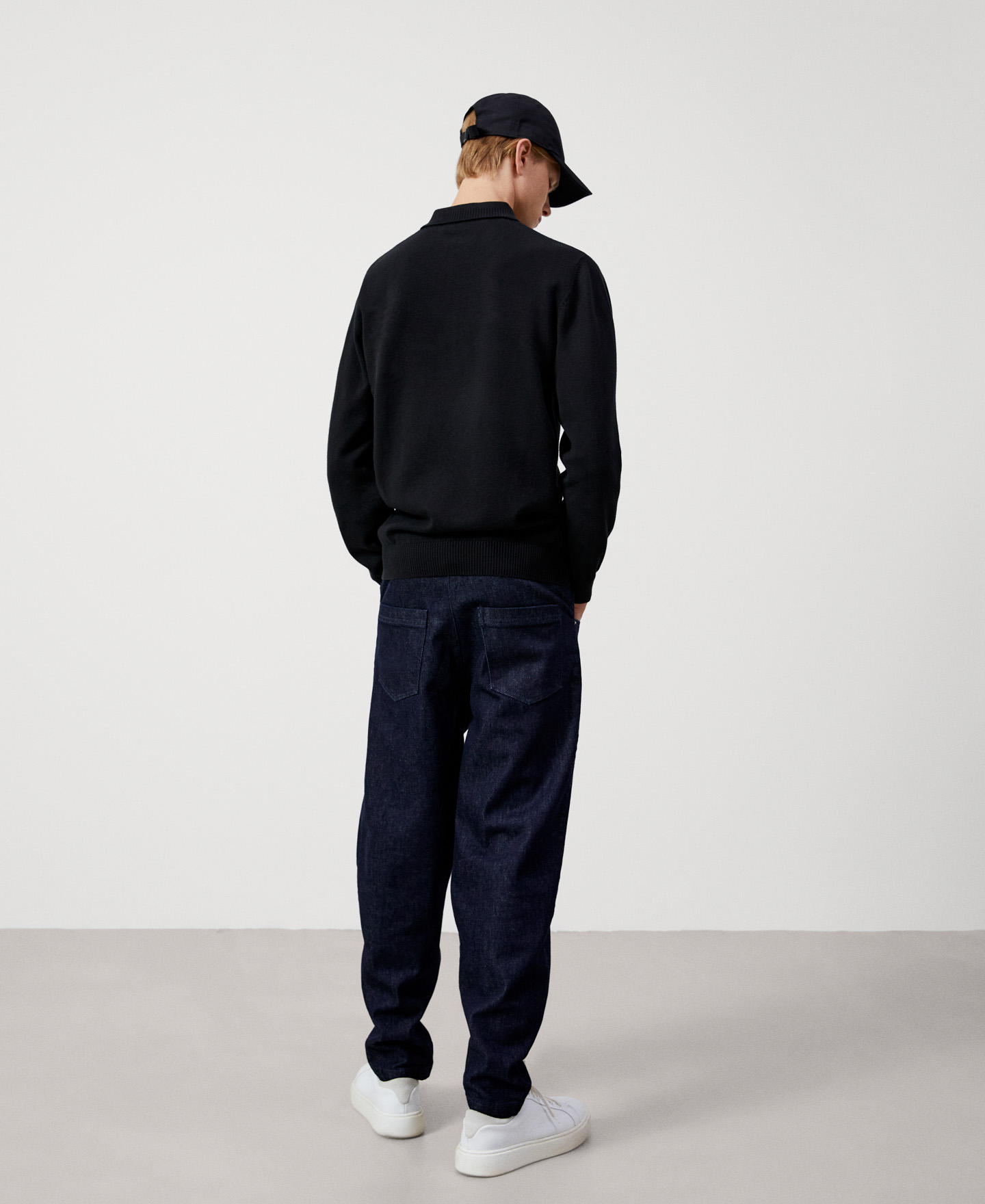 Cotton and wool polo shirt image number 2