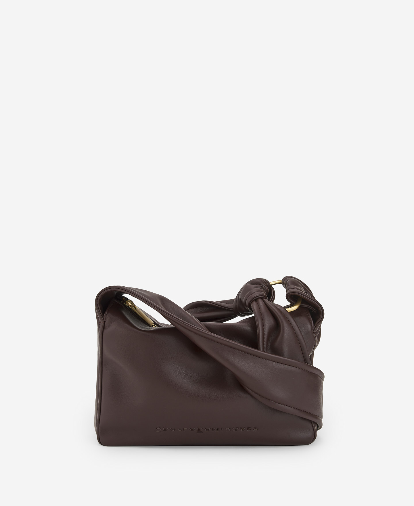 Nappa textured shoulder bag image number 0