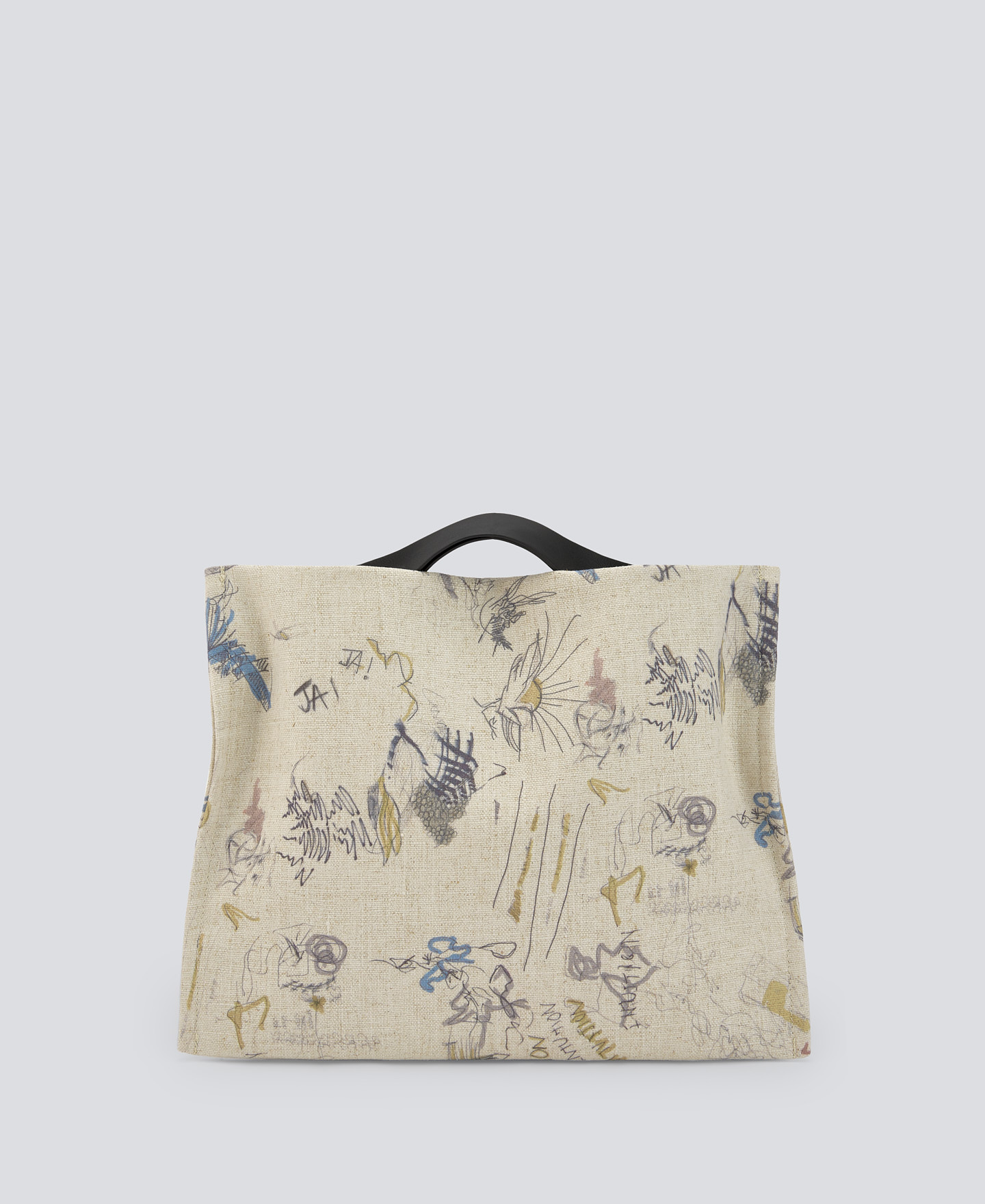 Mini printed shopper bag woman image number 1