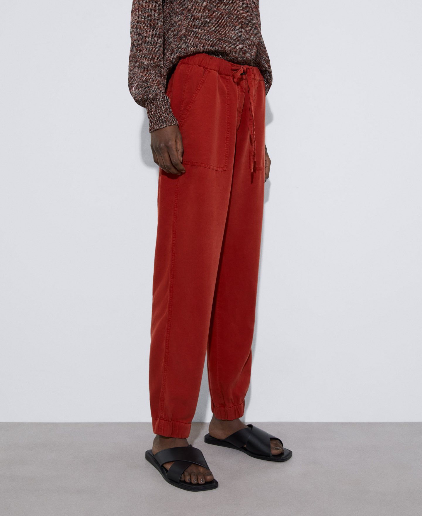 Tencel™ lyocell jogger trousers image number 0