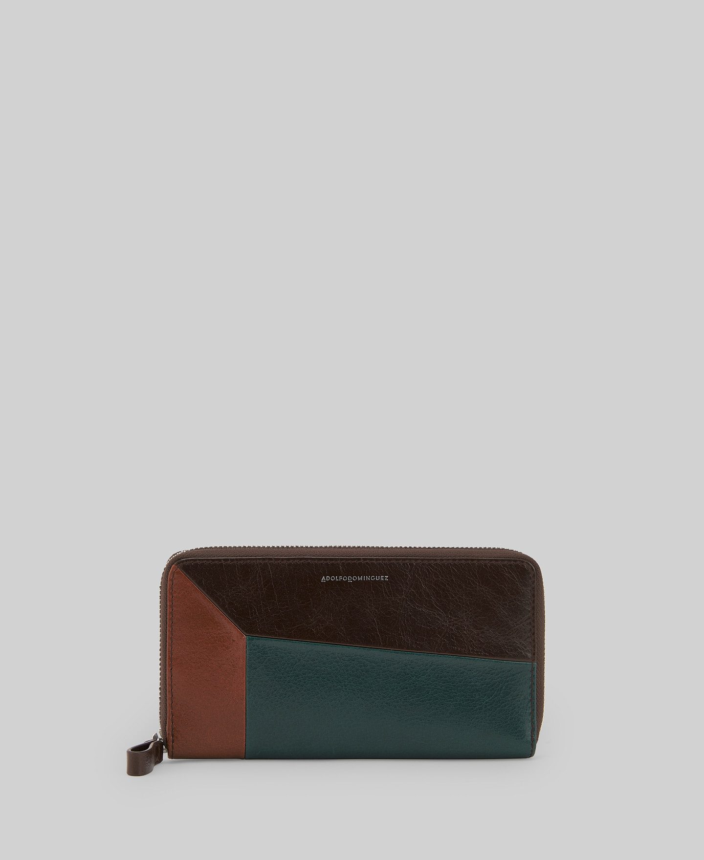 Cartera grande piel brillo mujer image number 0
