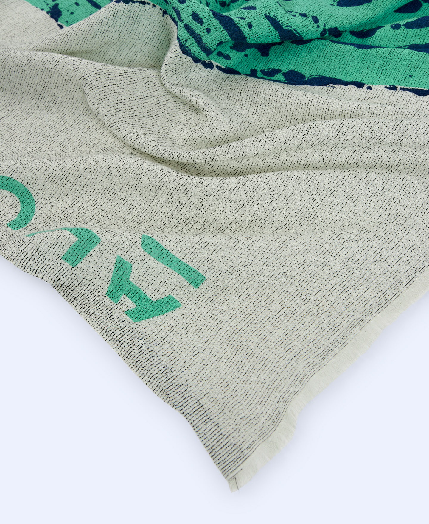Organic cotton printed shawl image number 2