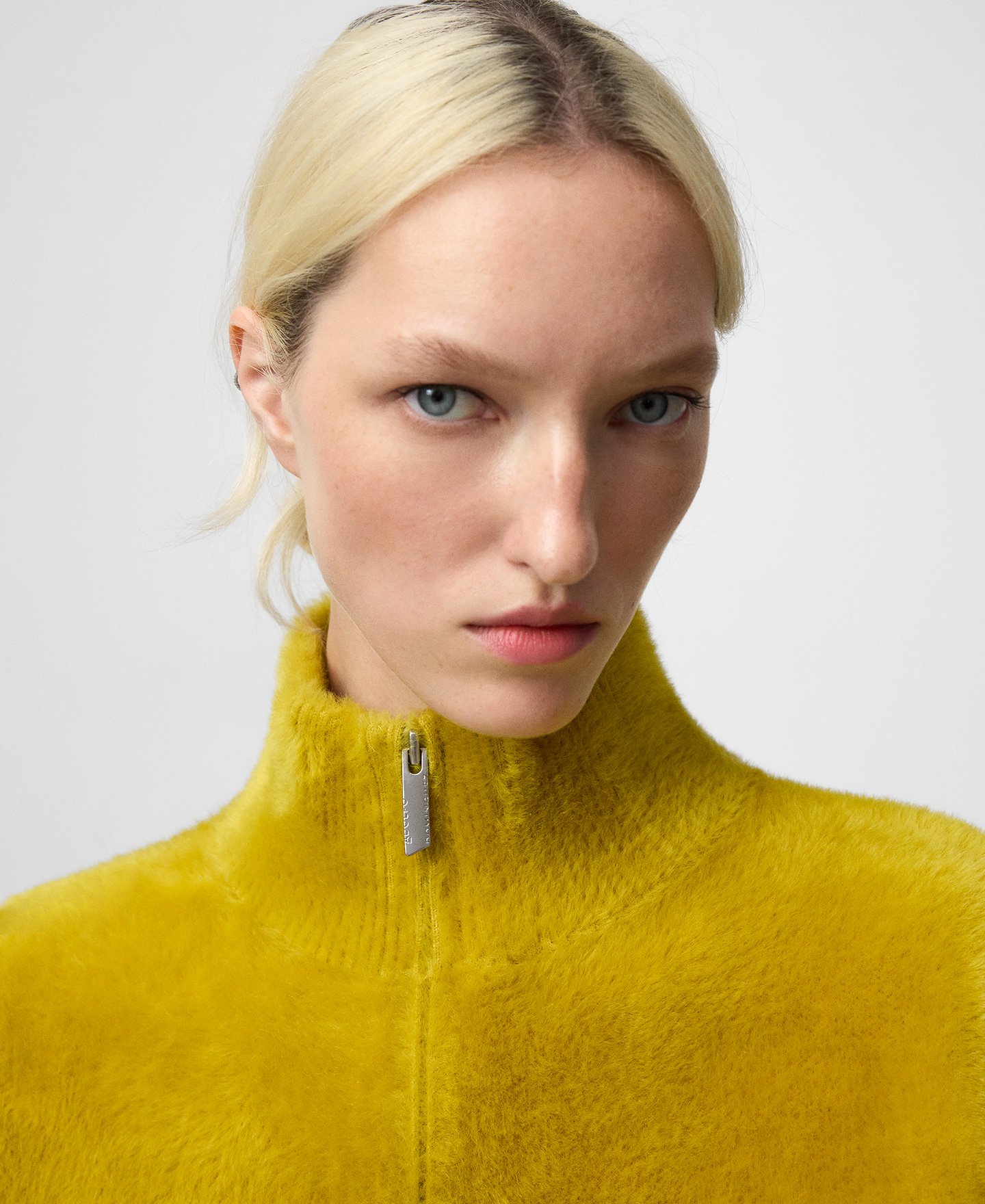 Chaqueta punto efecto pelo mujer image number 3