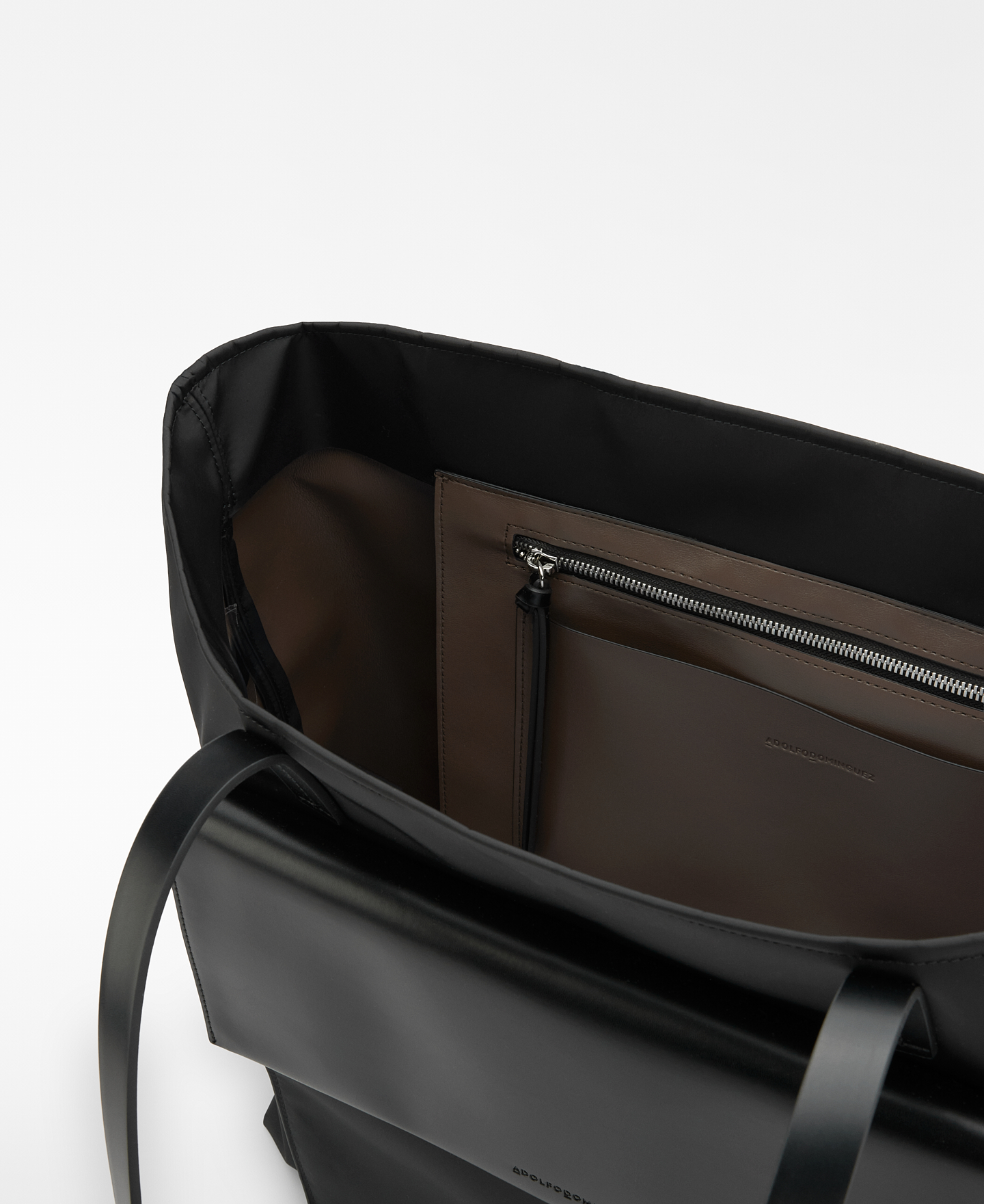 Large nylon horizontal shopper bag image number 3