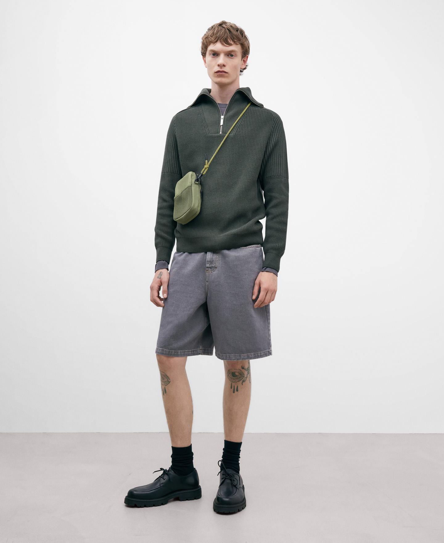 Zip turtleneck sweater image number 1