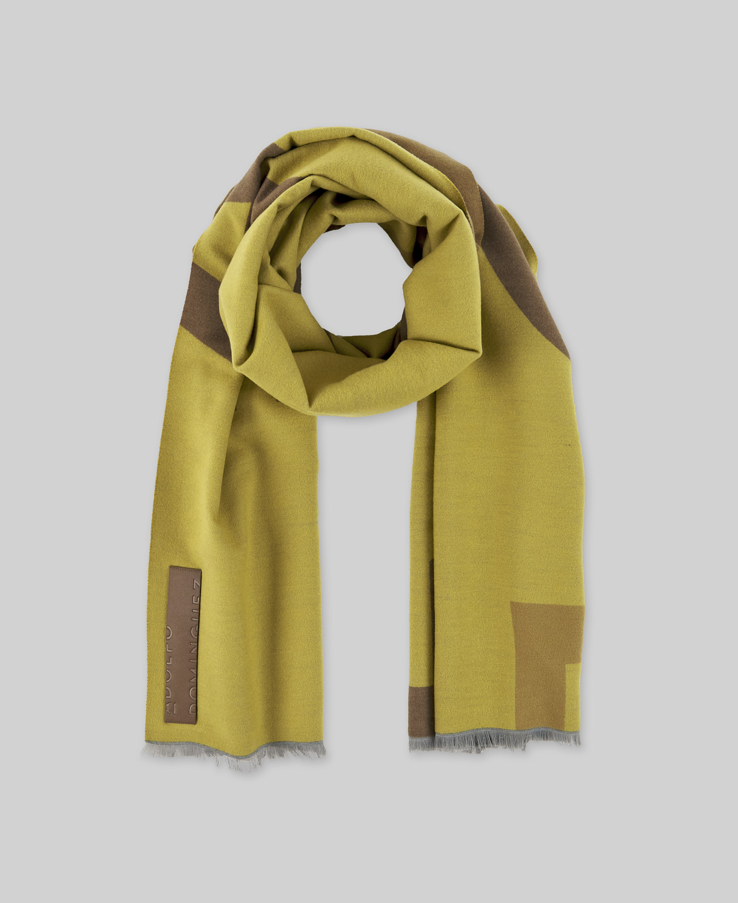 Jacquard maxi logo scarf woman image number 3