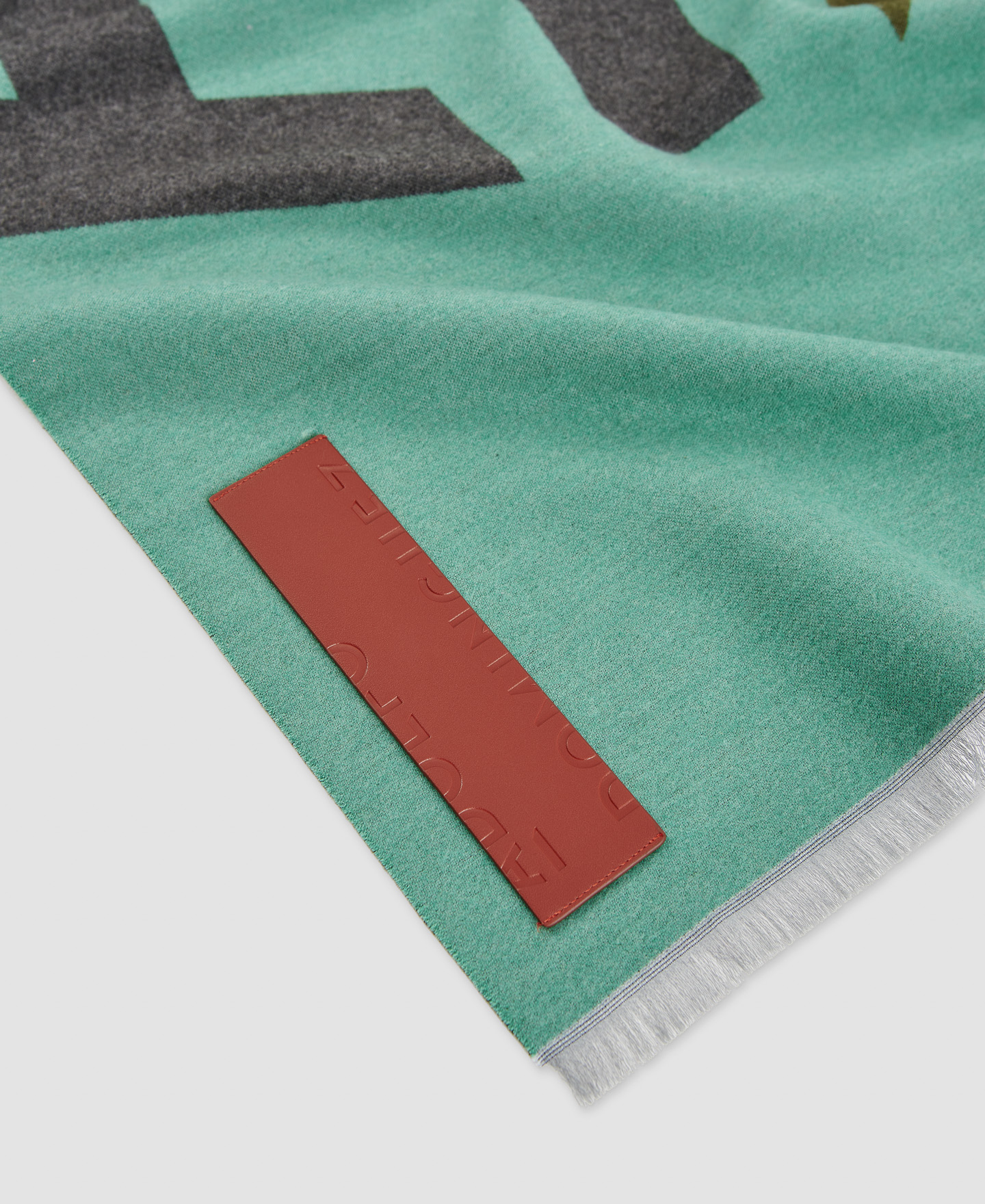 Tow-tone maxi logo scarf image number 2