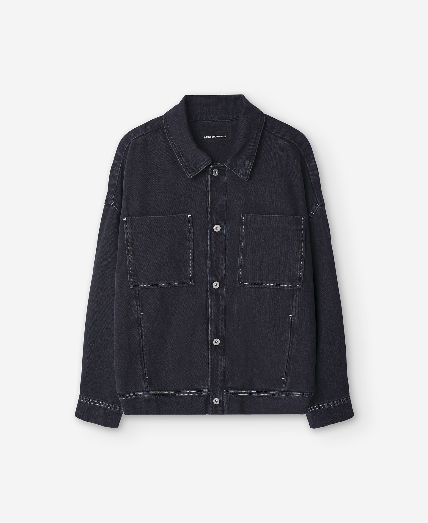 Oversize denim jacket image number 4