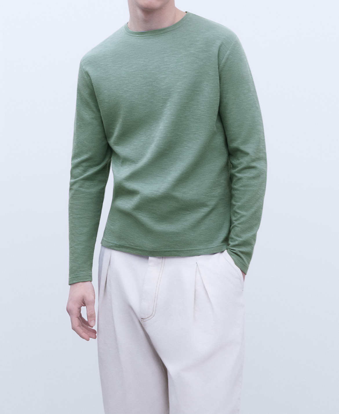 Cotton long sleeve t-shirt image number 0