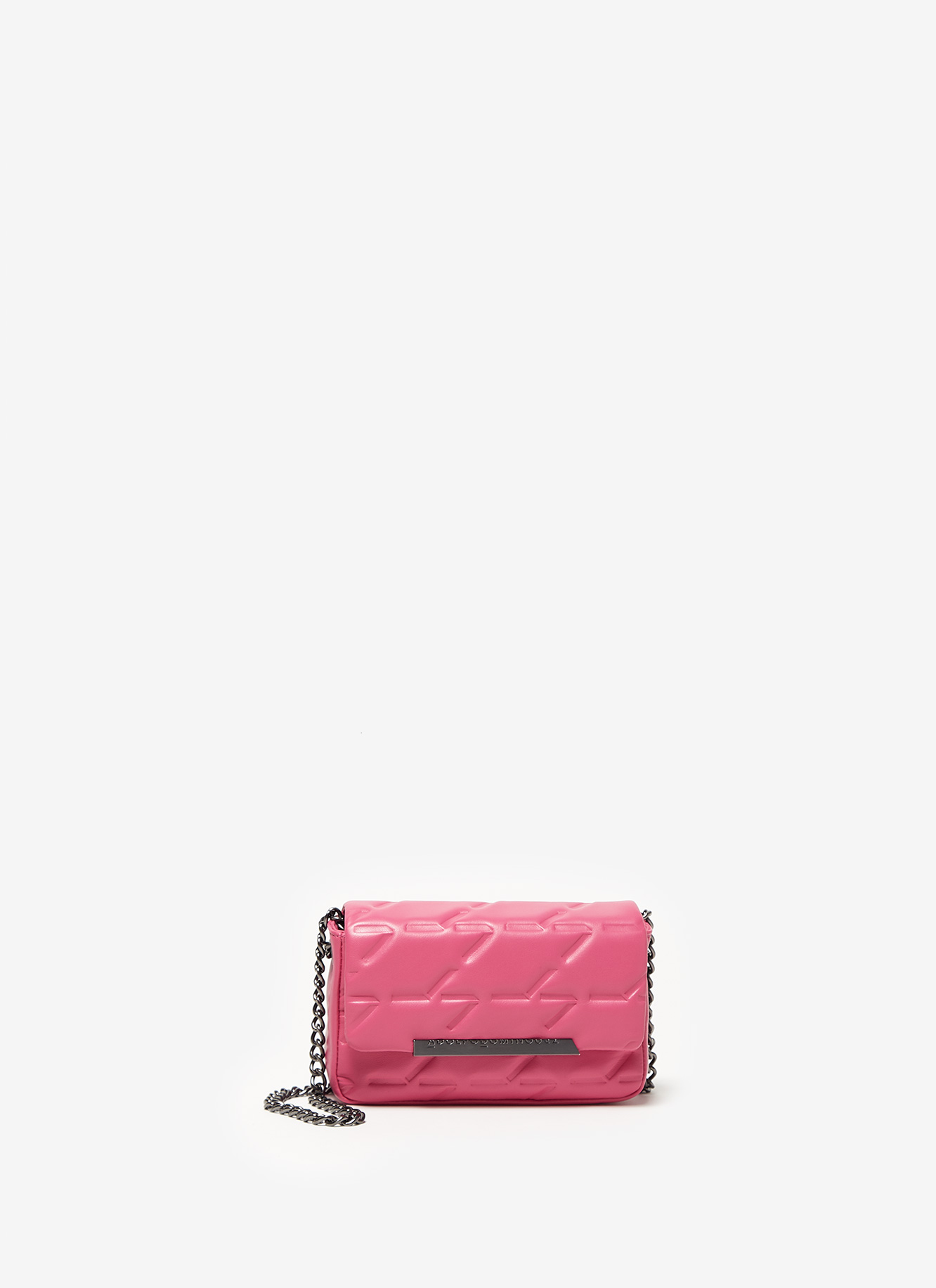 Small quilted leather flapped bag image number 0