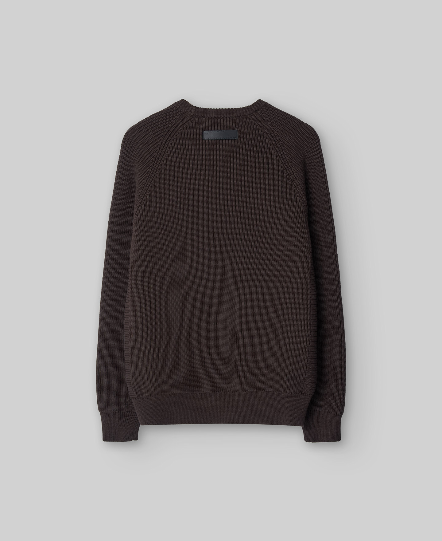 Jersey punto ingl&eacute;s marr&oacute;n hombre image number 5