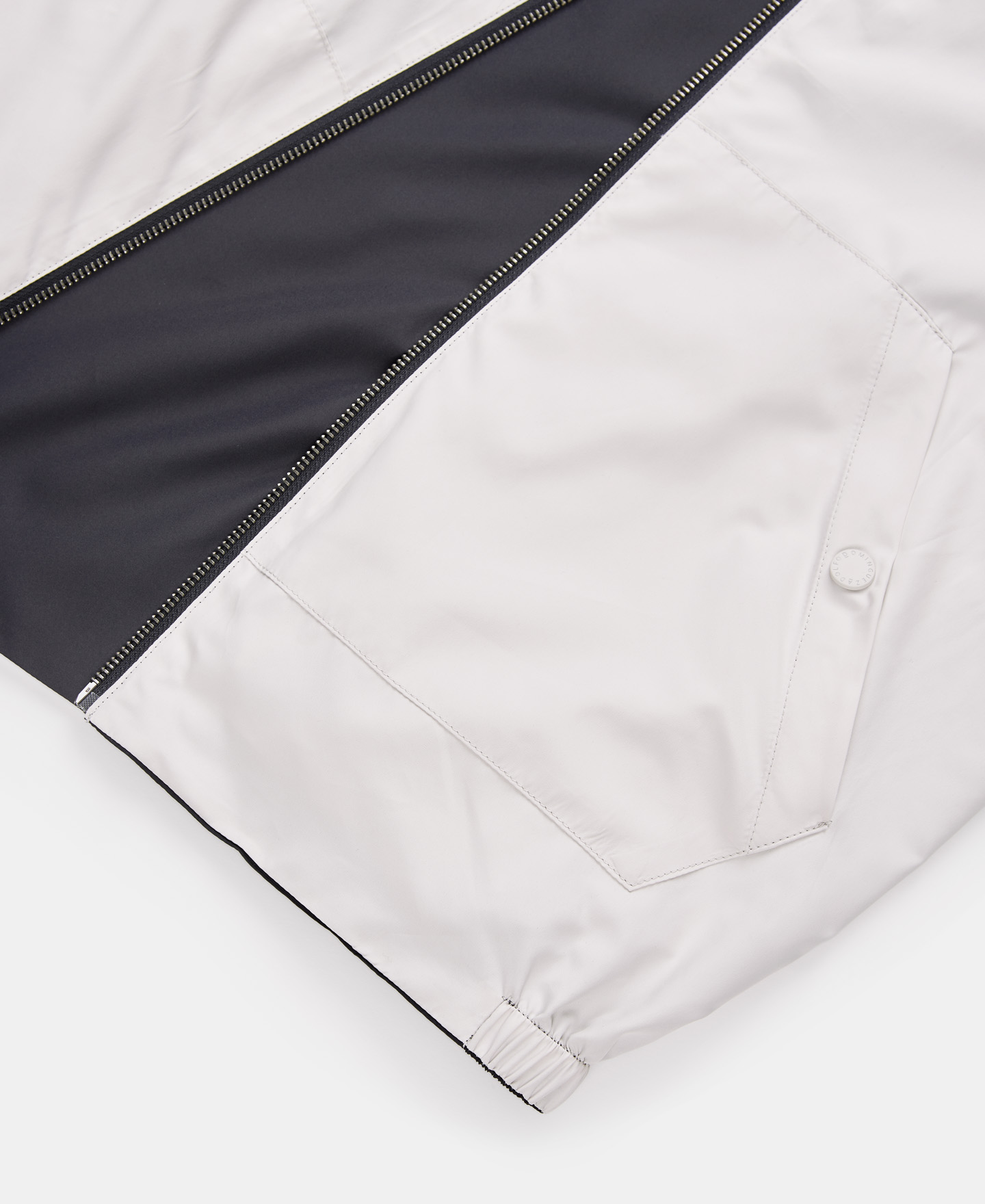 Reversible jacket with mandarin collar image number 6