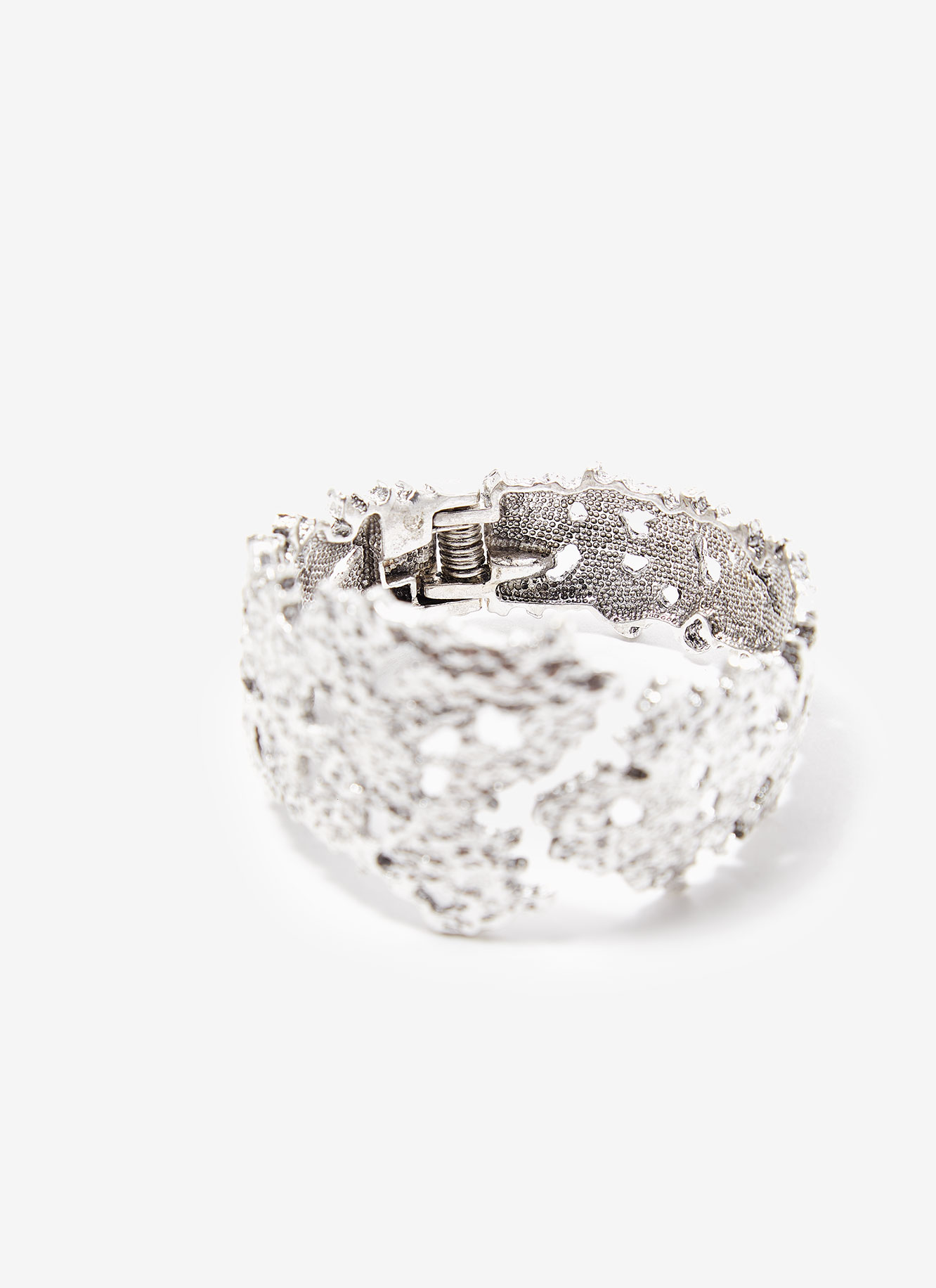 Rigid bracelet with organic silhouette image number 1