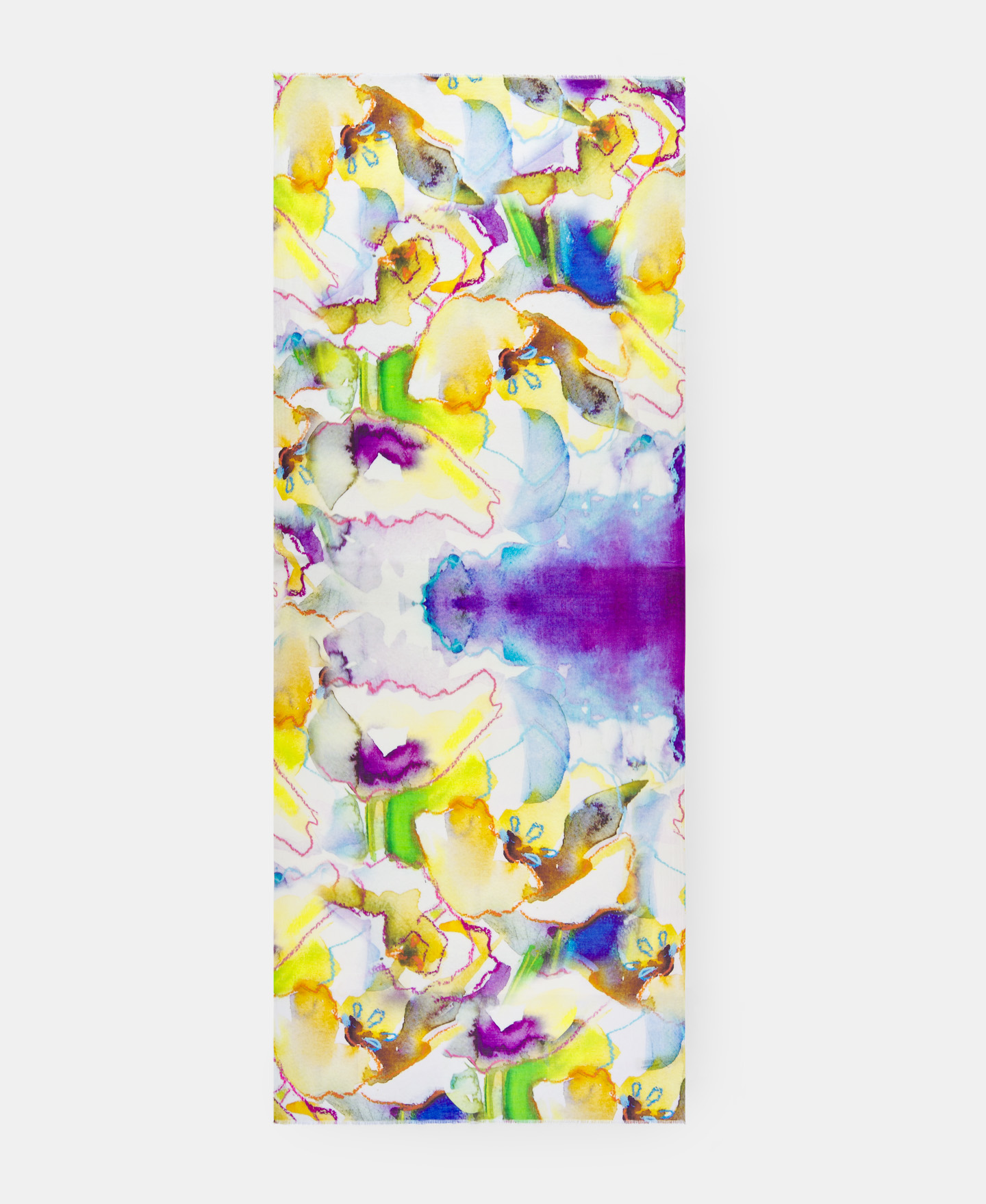Printed modal and cotton shawl image number 0