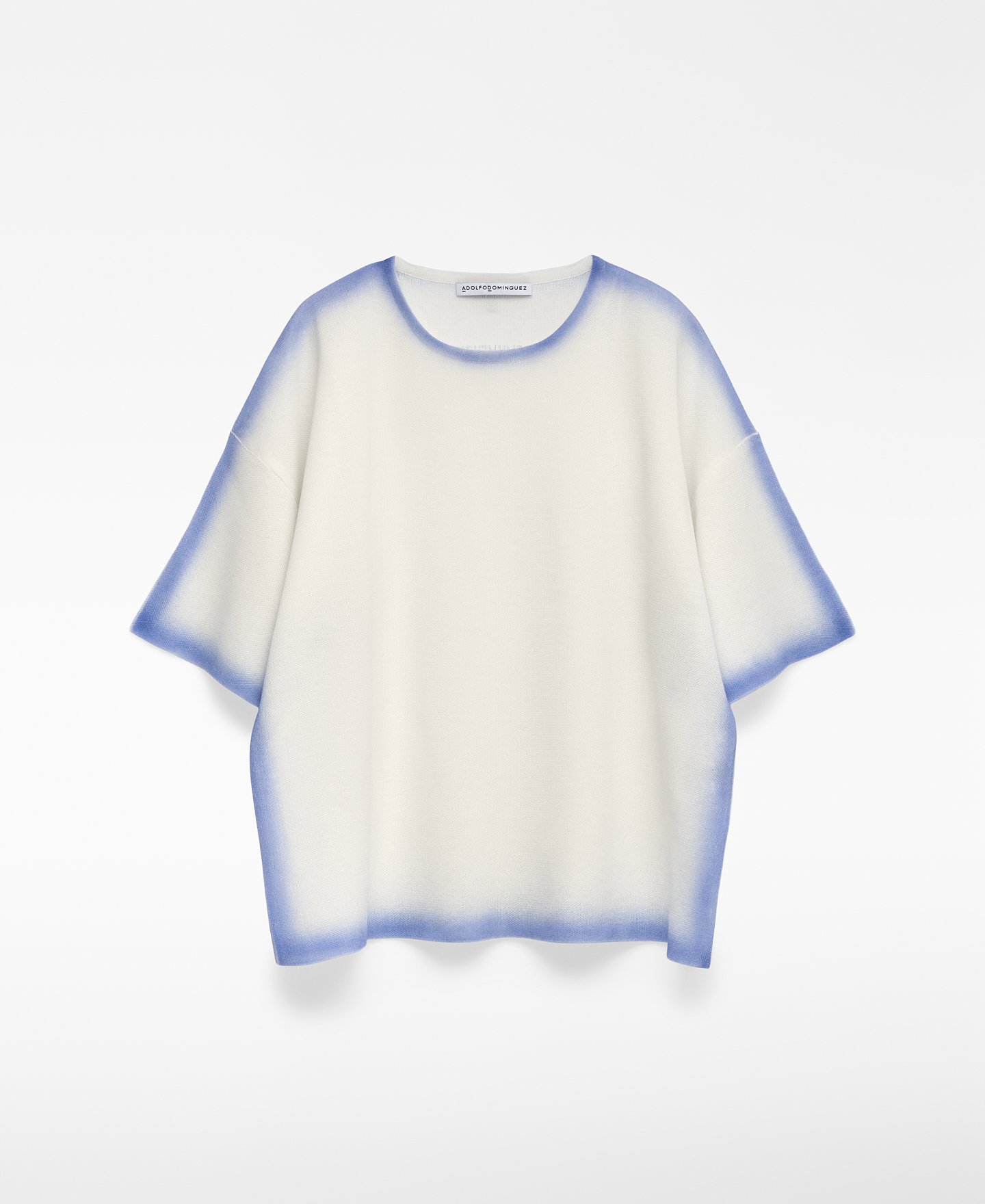 Spray-effect knit sweater woman image number 4