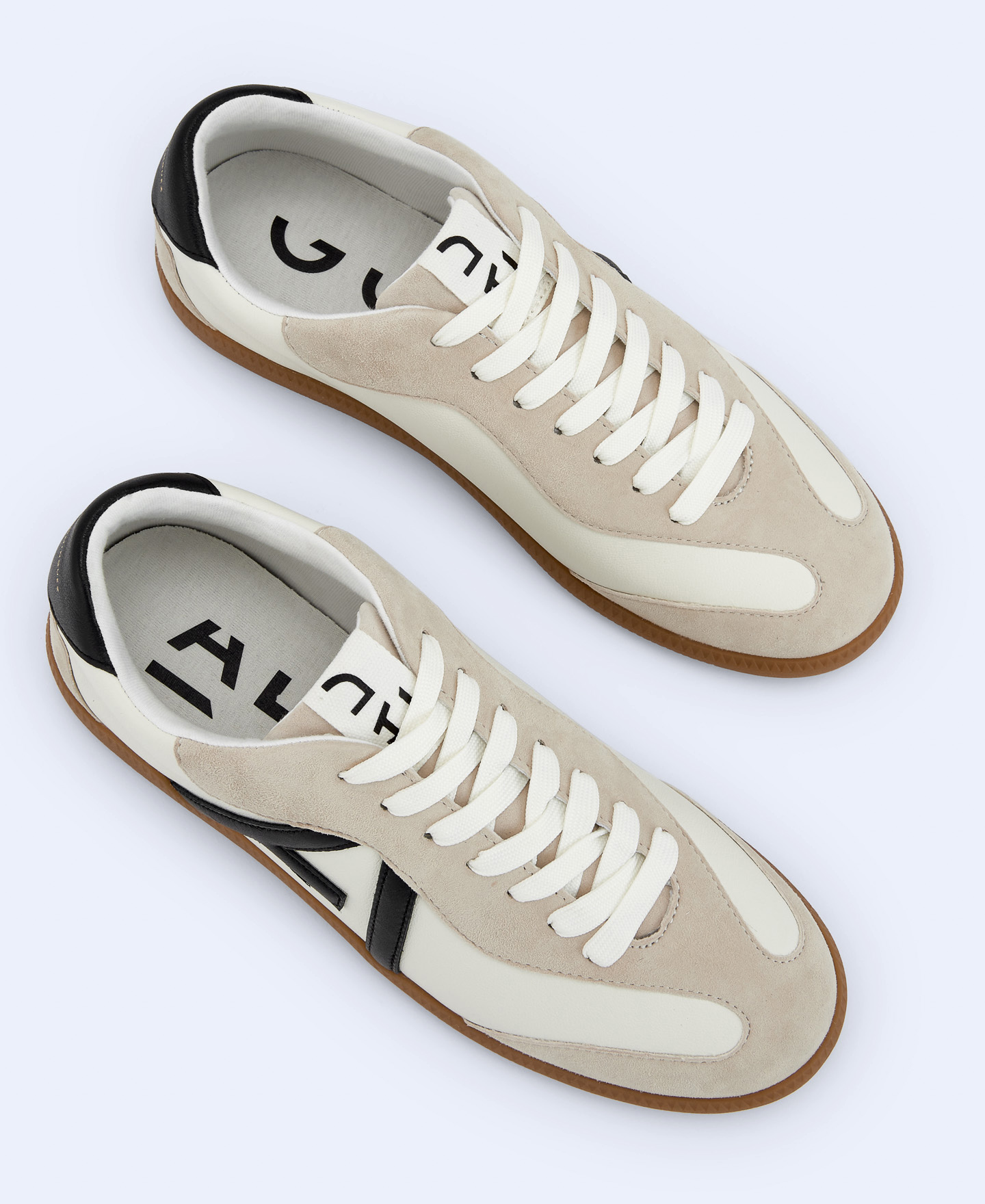 Leather and suede sneaker image number 1