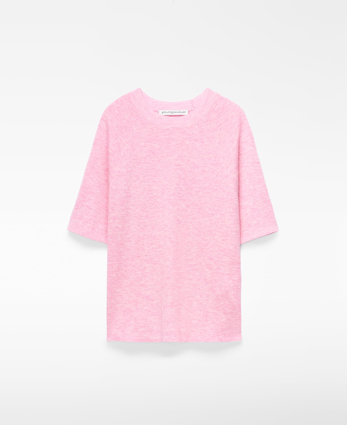 Jersey punto melange con lana merino image number 0