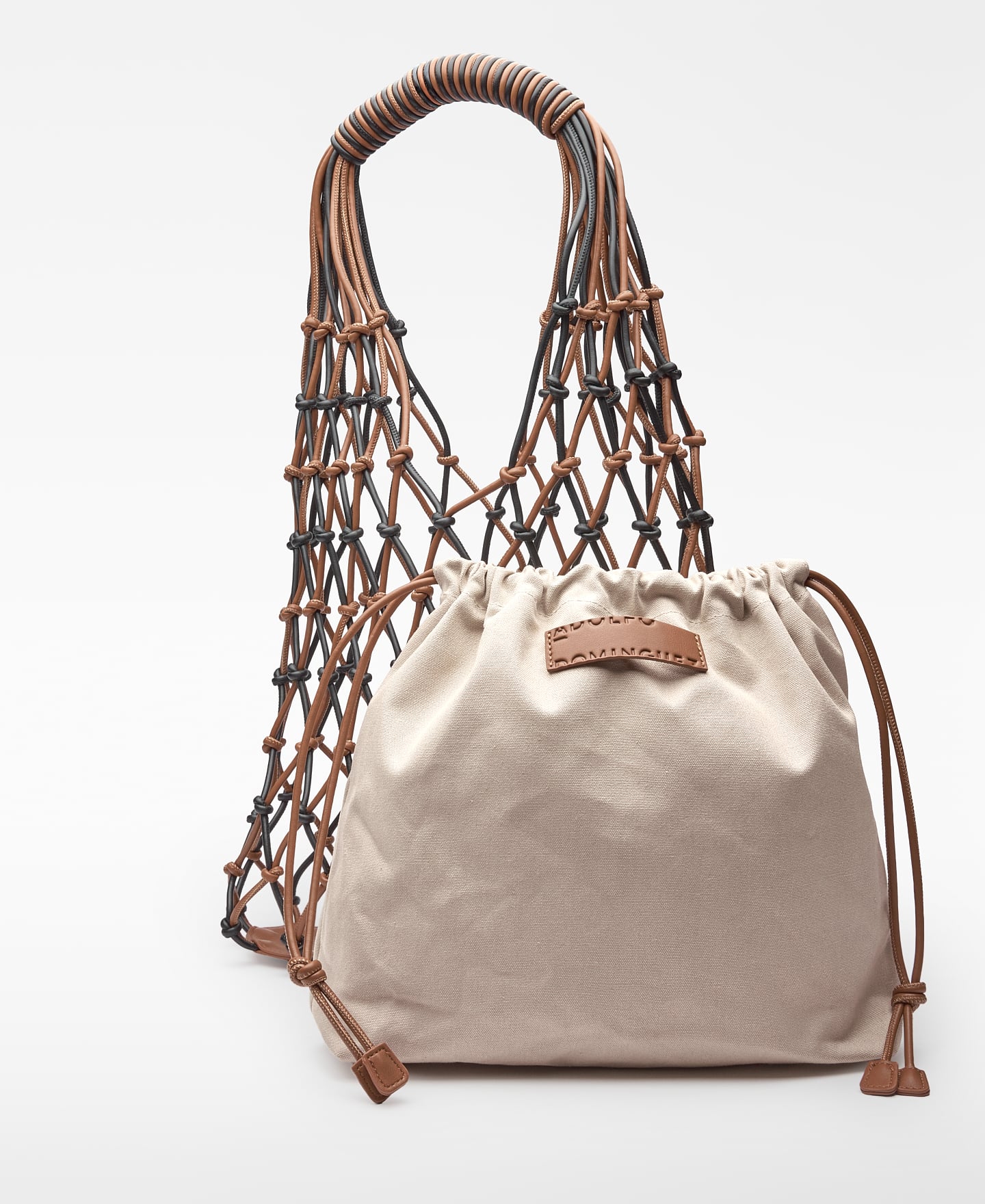 Nube knotted tubular large bag image number 3