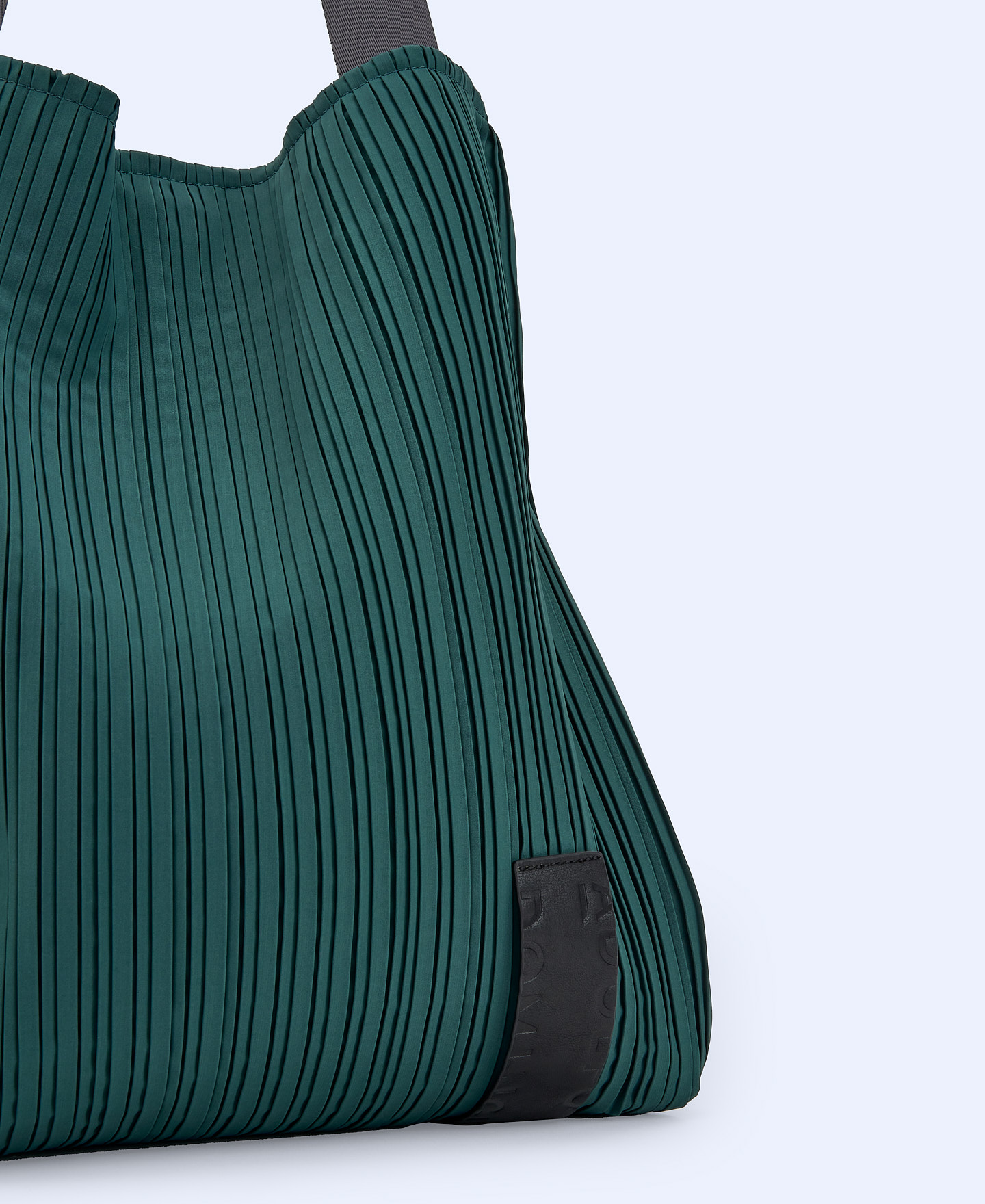 Recycled crinkle vertical shopper image number 2