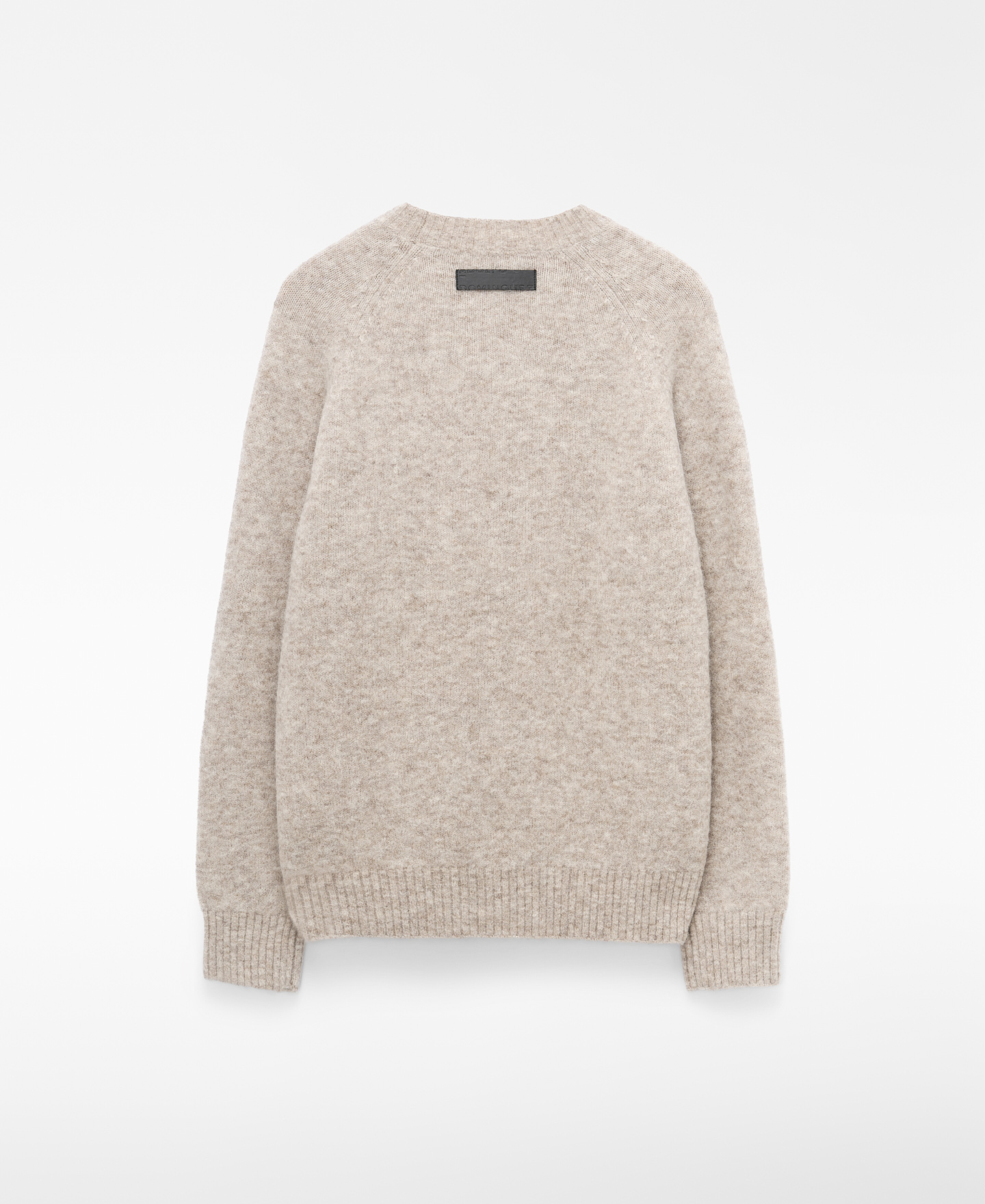 Alpaca blend crew collar sweater image number 5