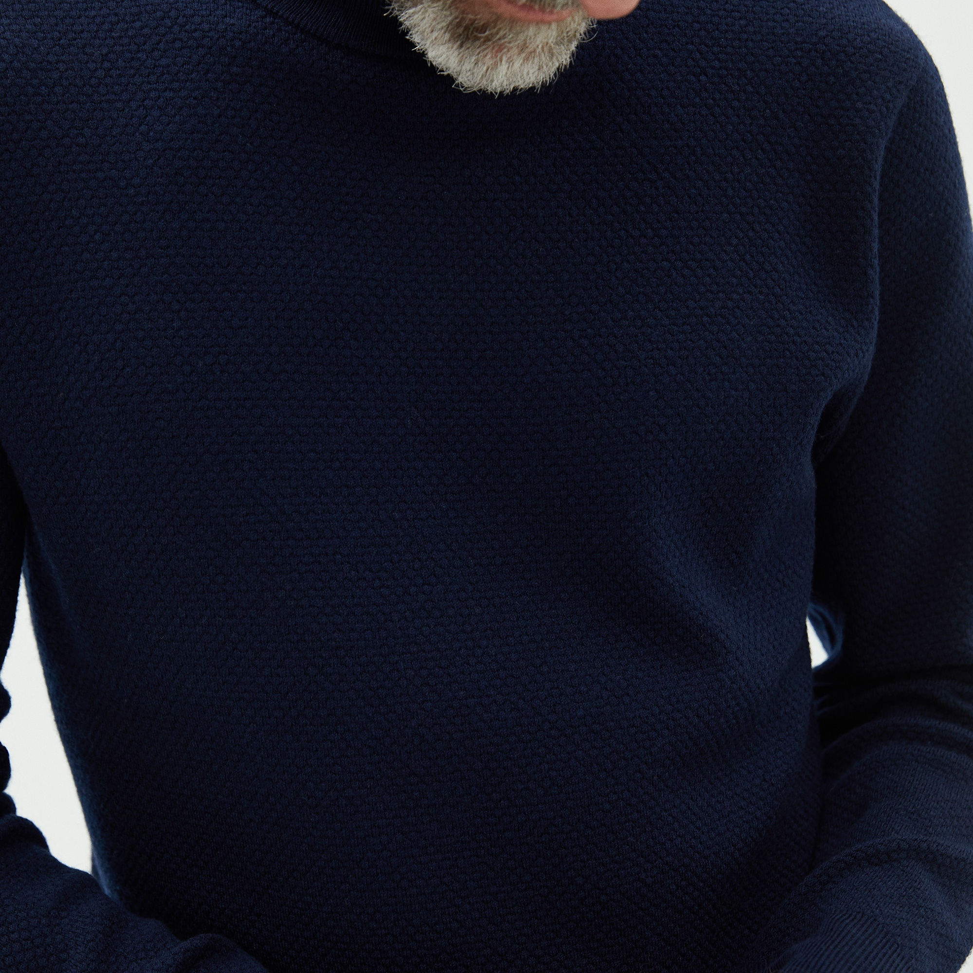 Merino wool knit sweater image number 3