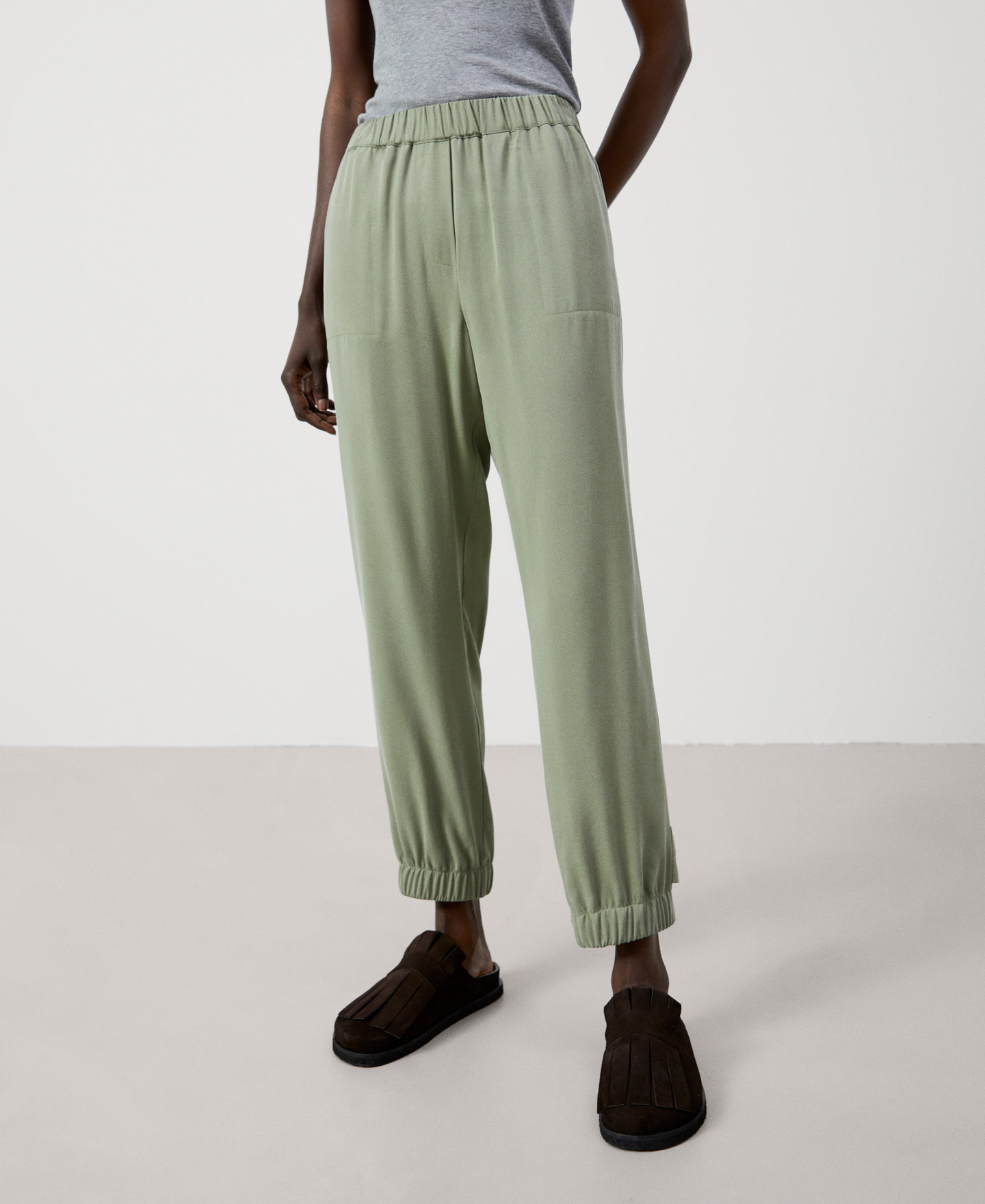 Responsible Lyocell jogger trousers image number 0