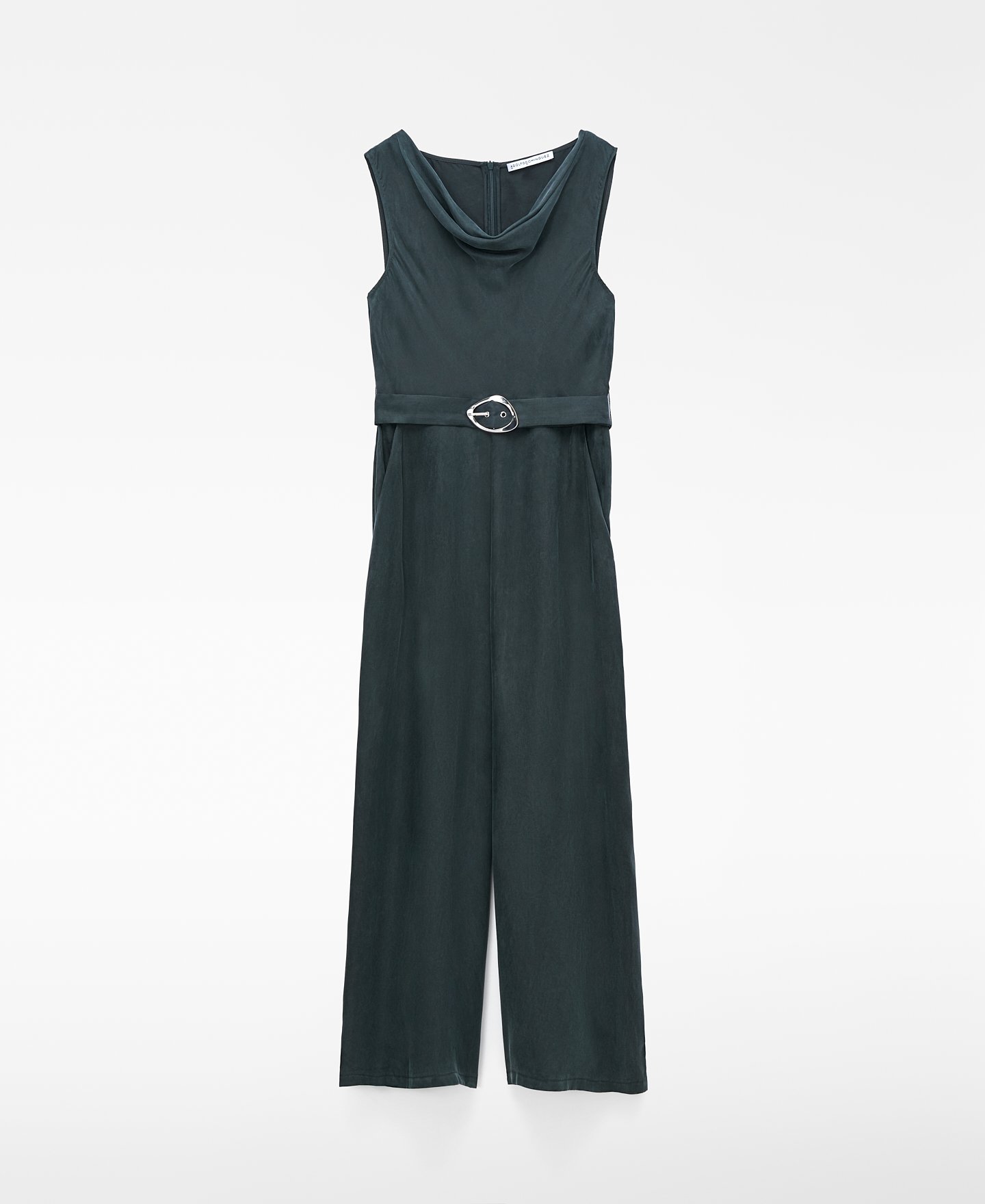 Mono semientallado escote drapeado image number 4