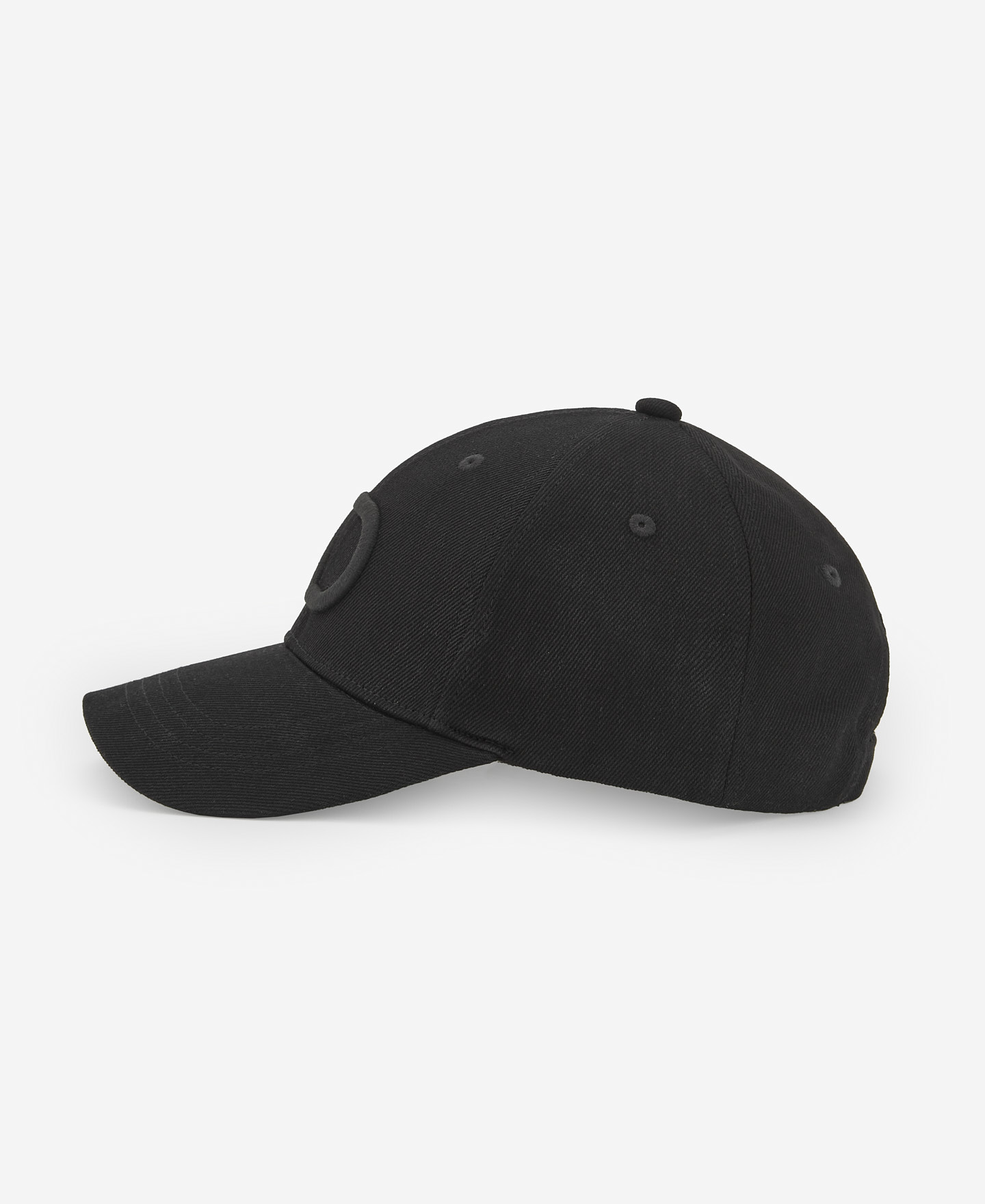 Black logotyped cap image number 3